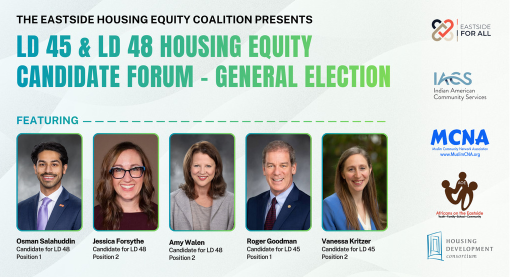 LD 45 &amp; LD 48 Housing Equity Candidate Forum 