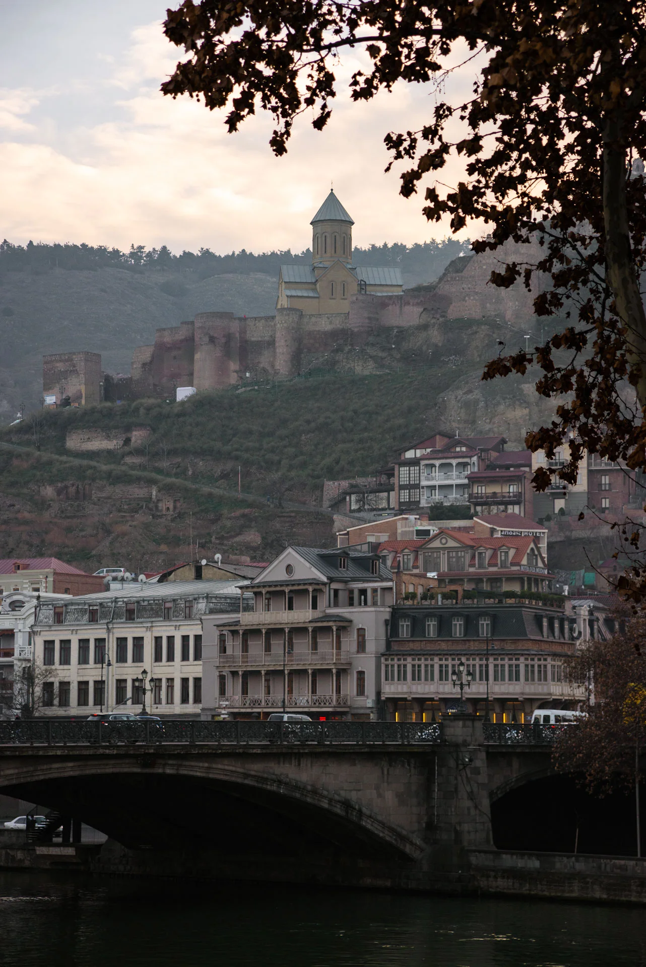 Another view of the Mtkvari river and the beautiful views of the city it offers.