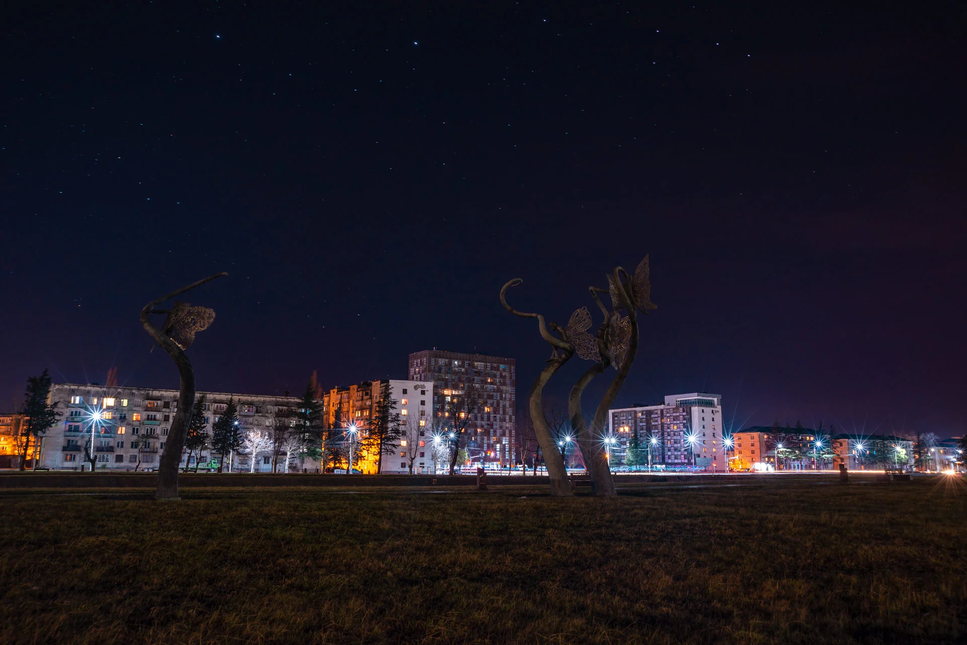 Some bizarre fairy-statues just outside the Georgian parliament in Kutaisi.