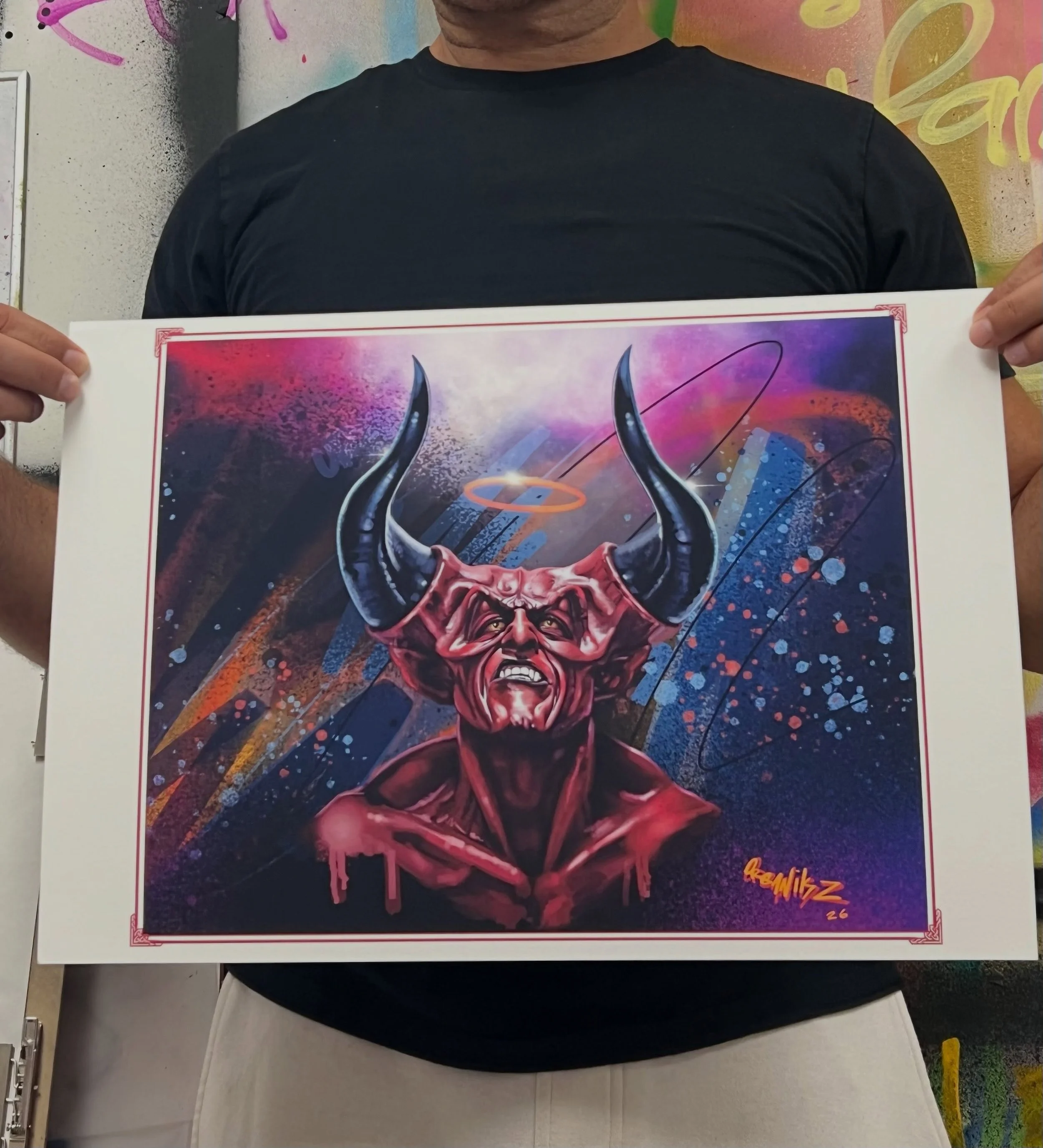 🖤🖤Halloween print drop🖤🖤LORD DARKNESS  Limited Halloween Edition 

Drawn digitally. 
Signed by hand.
limited edition,

Available at www.reiramirezart.com
Live now.  Till 10.31. 🕯️
Link in bio. 🖤
