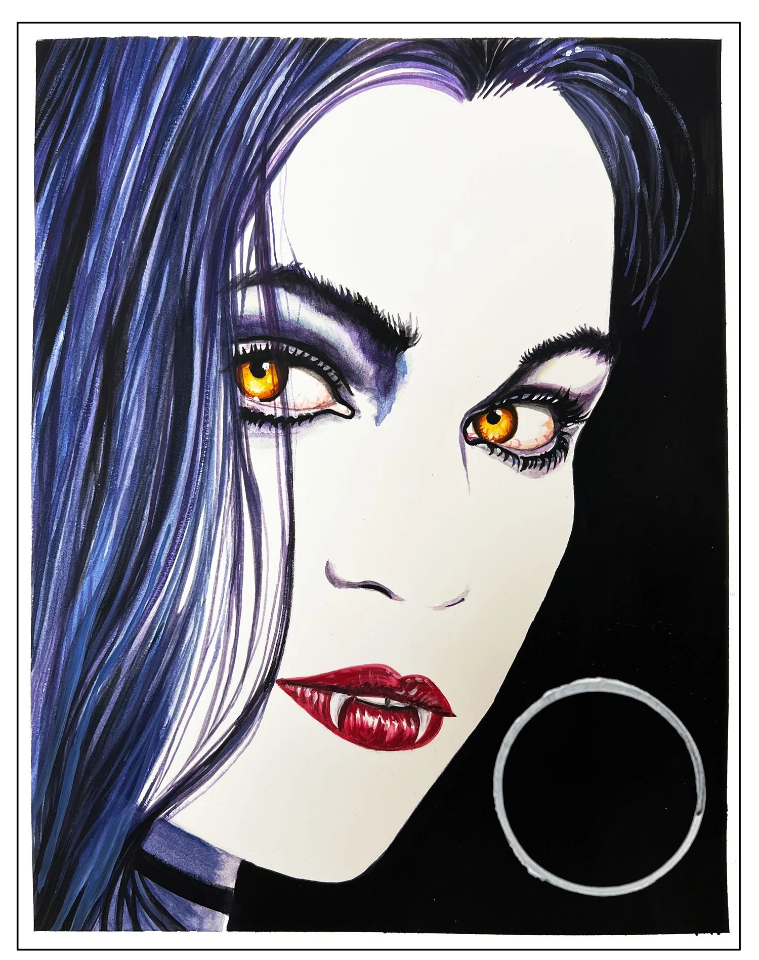 Temptress - Gouche painted Limited Edition Print