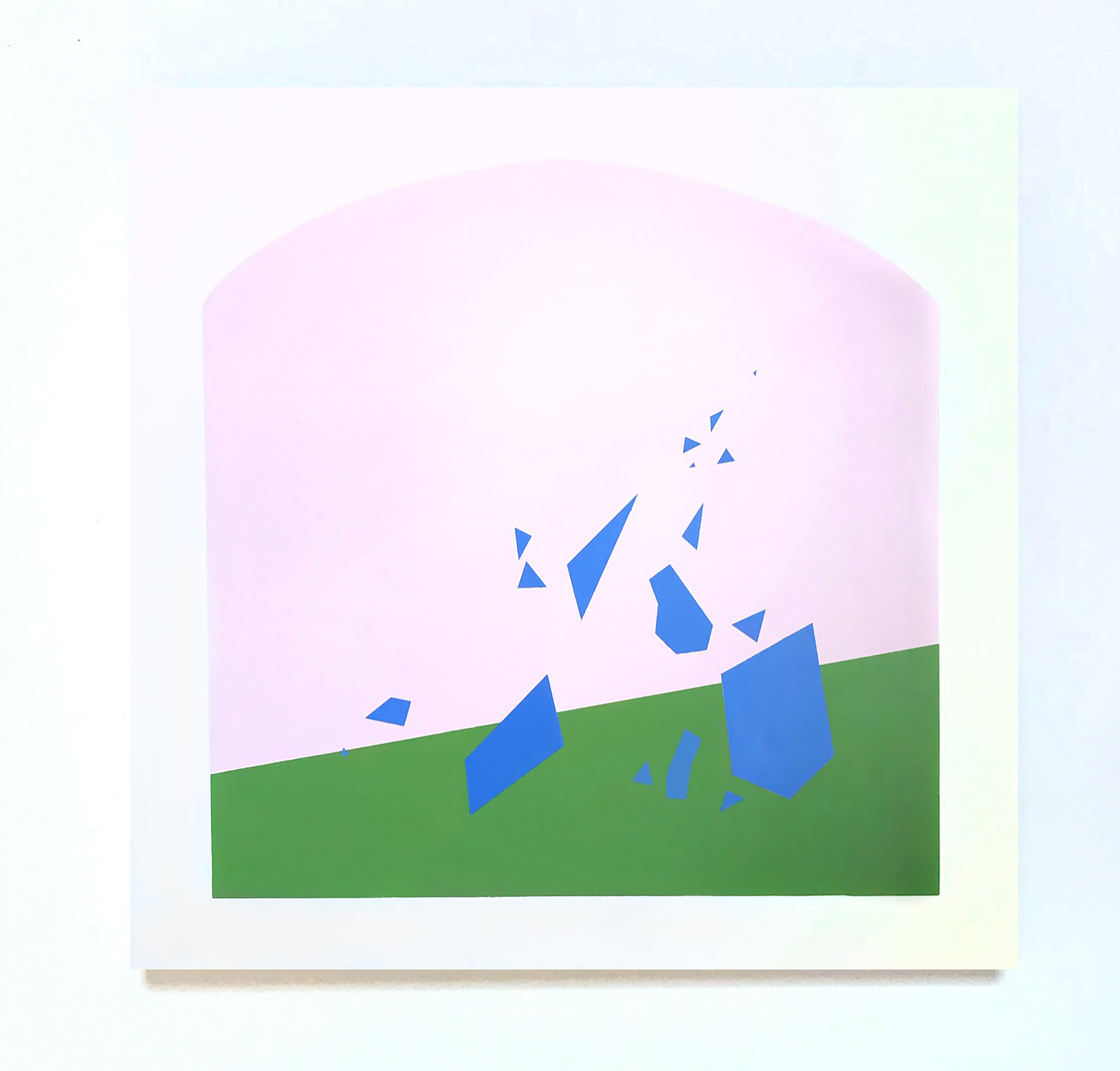 Made in America, 2019, 30 in x 30 in, acrylic on canvas