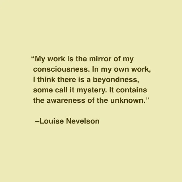 #art #artist #sculptor #sculpture #inspiration #louisenevelson #nevelsonchapel  #creativity