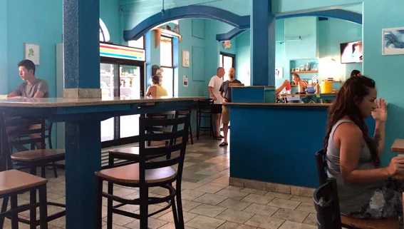 Laid back vibes at Maui Kombucha in Haiku.