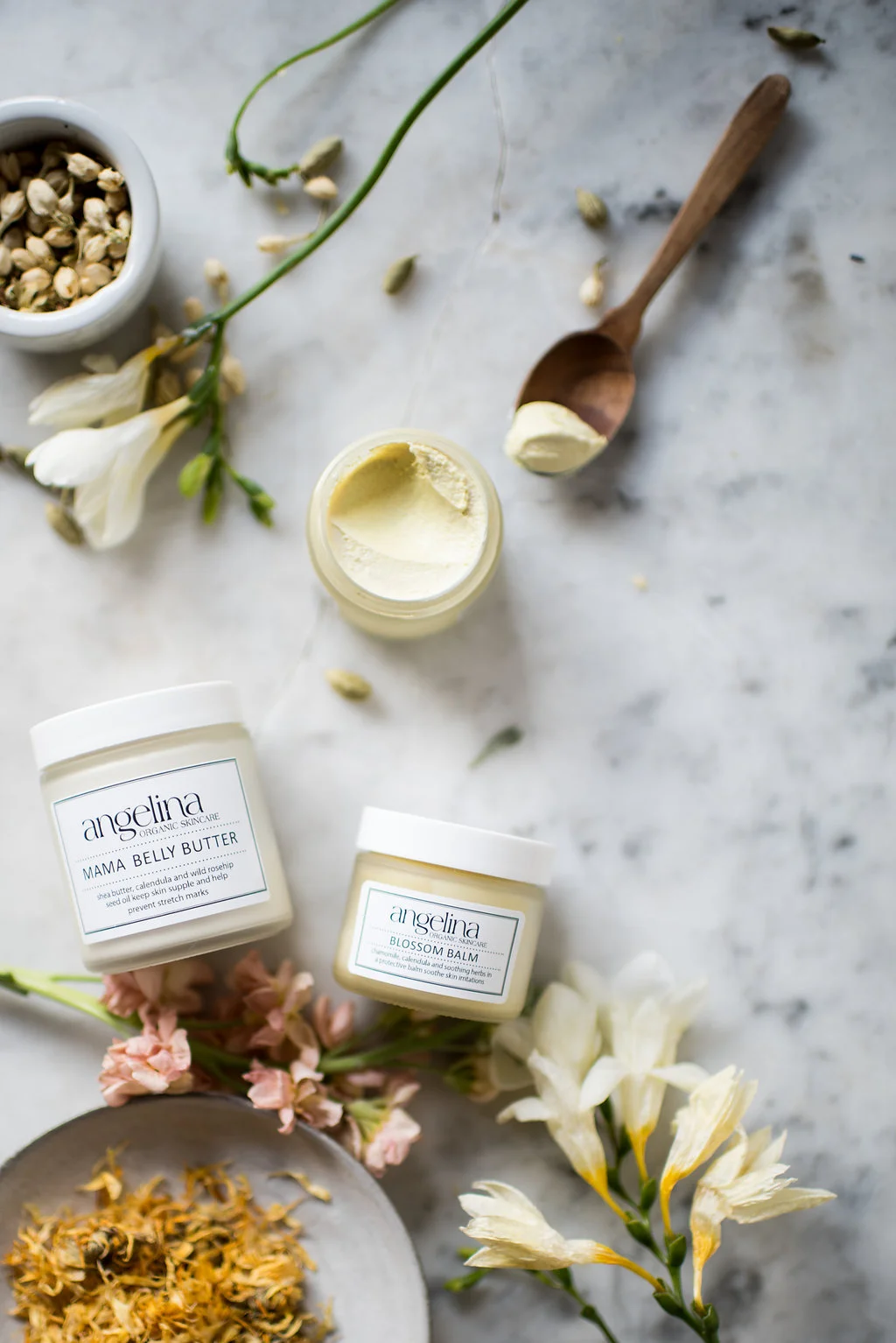 Visual Branding for Angelina Organic Skincare - Bend, Oregon