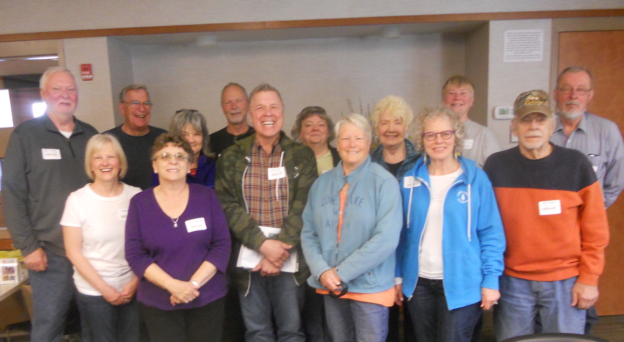 Your neighbors who participated in the 2019 Future of Lone Lake Planning Session Front Row (l to r): Linda Kics, Dianne Weisser, Dean Frost, Maureen Sanford, Kathryn Engdahl, and Jerry Baker. Back Row: Bob Kosloski, Walt Weisser, Michelle Decker, Zint Kics, Linda Szymanski, Karen Frazier, Beth-Anne Rowe and Dave Scott