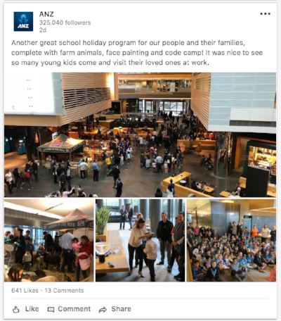 Show a human side of your brand