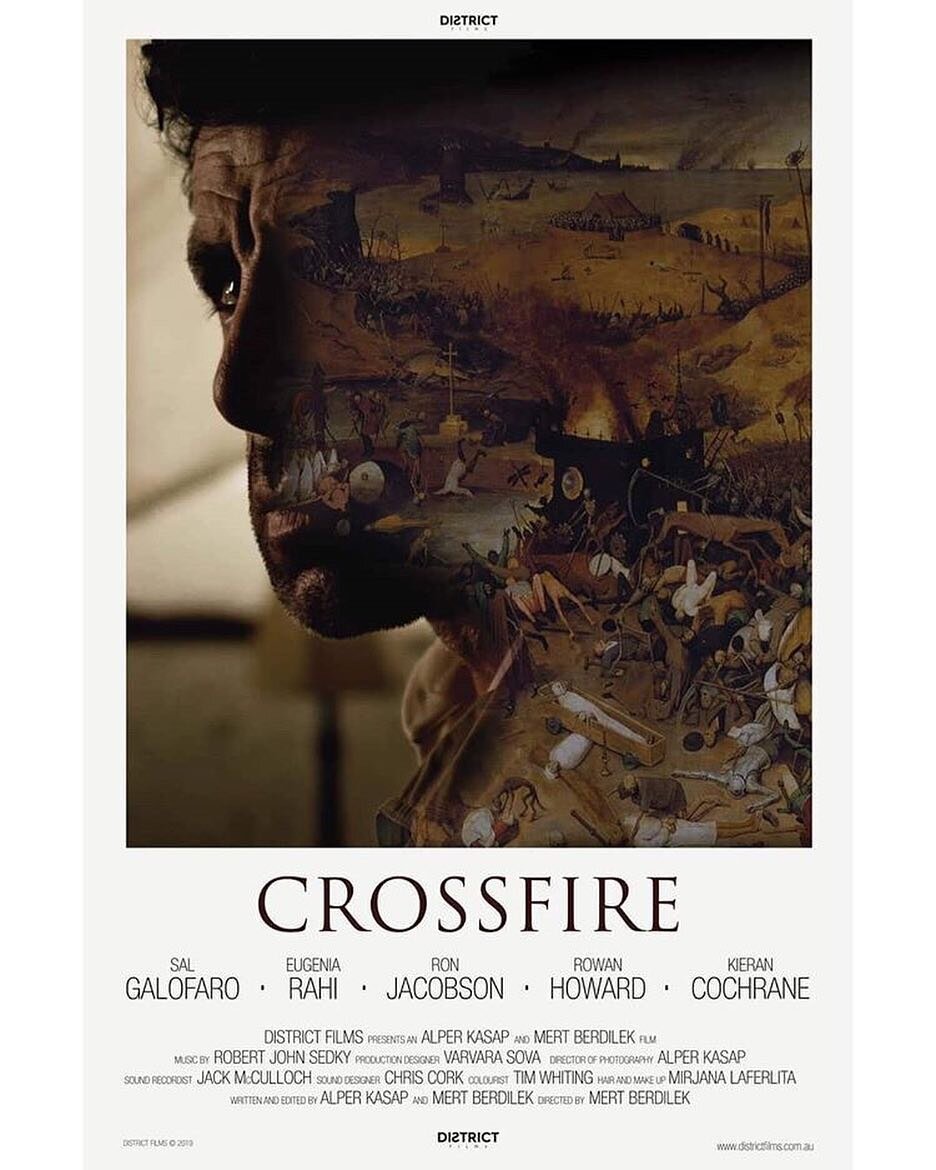 Crossfire Directed by the immensely talented Mert Berdilek Produced by District Films. #filmcomposer #filmmaker #districtfilms #shortfilm #posterdesign