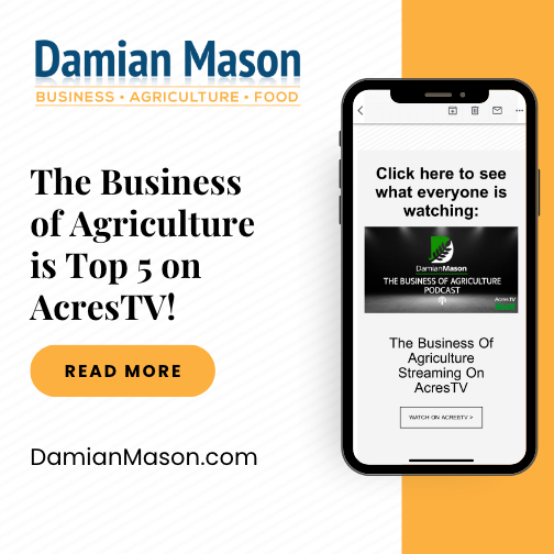 Damian’s Business Of Agriculture Is In The Top 5 On AcresTV!