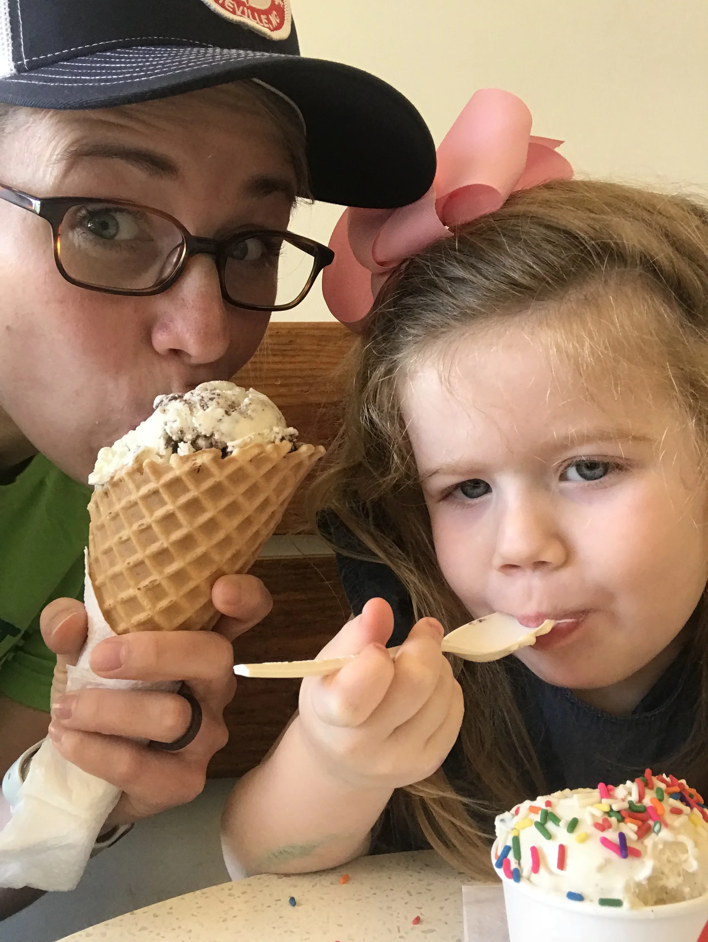 On Day 8 I finally had energy and an appetite so Elin and I went to Two Roosters for an after-school treat!