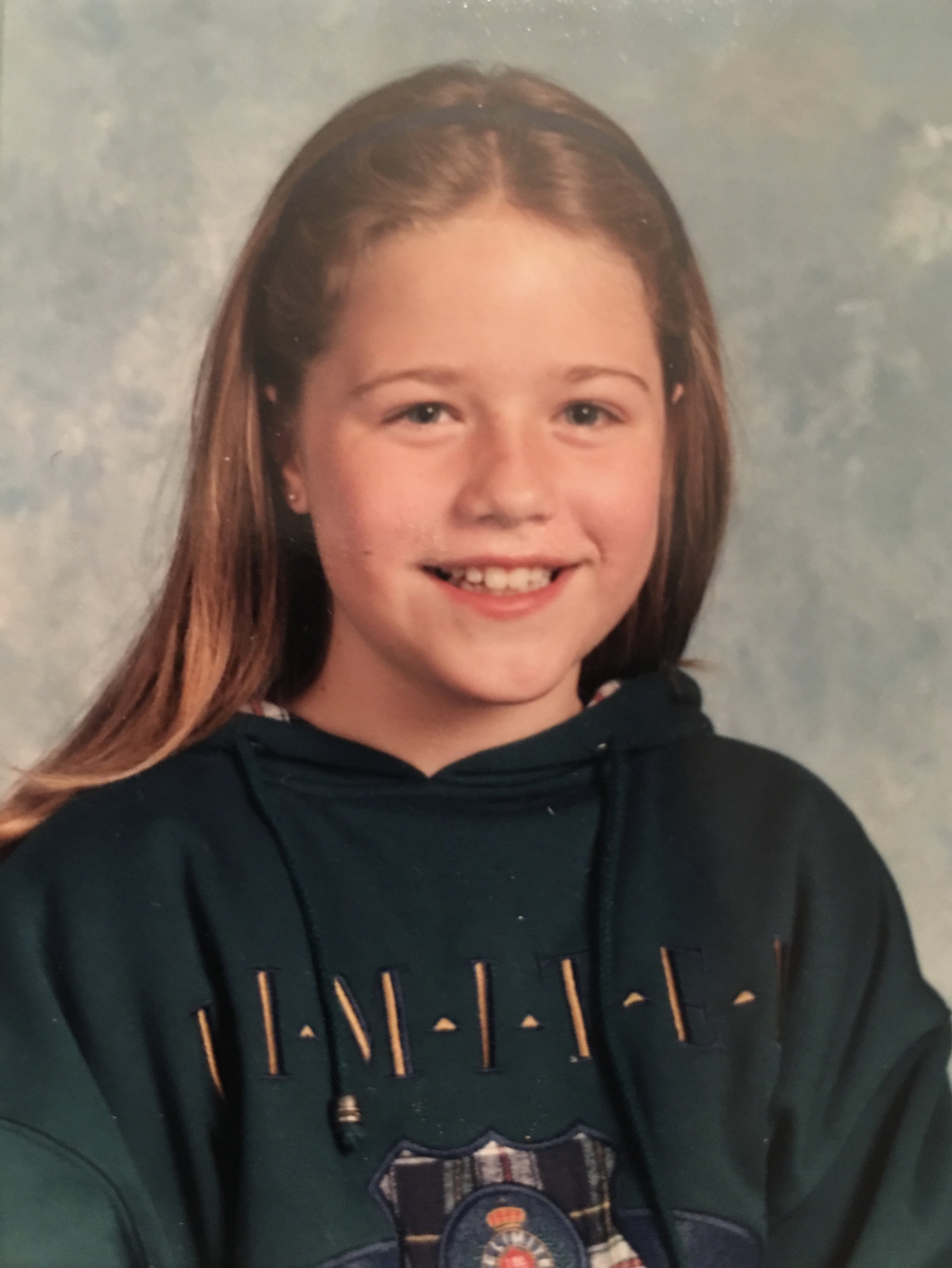  Dry hair for the 5th grade school picture 