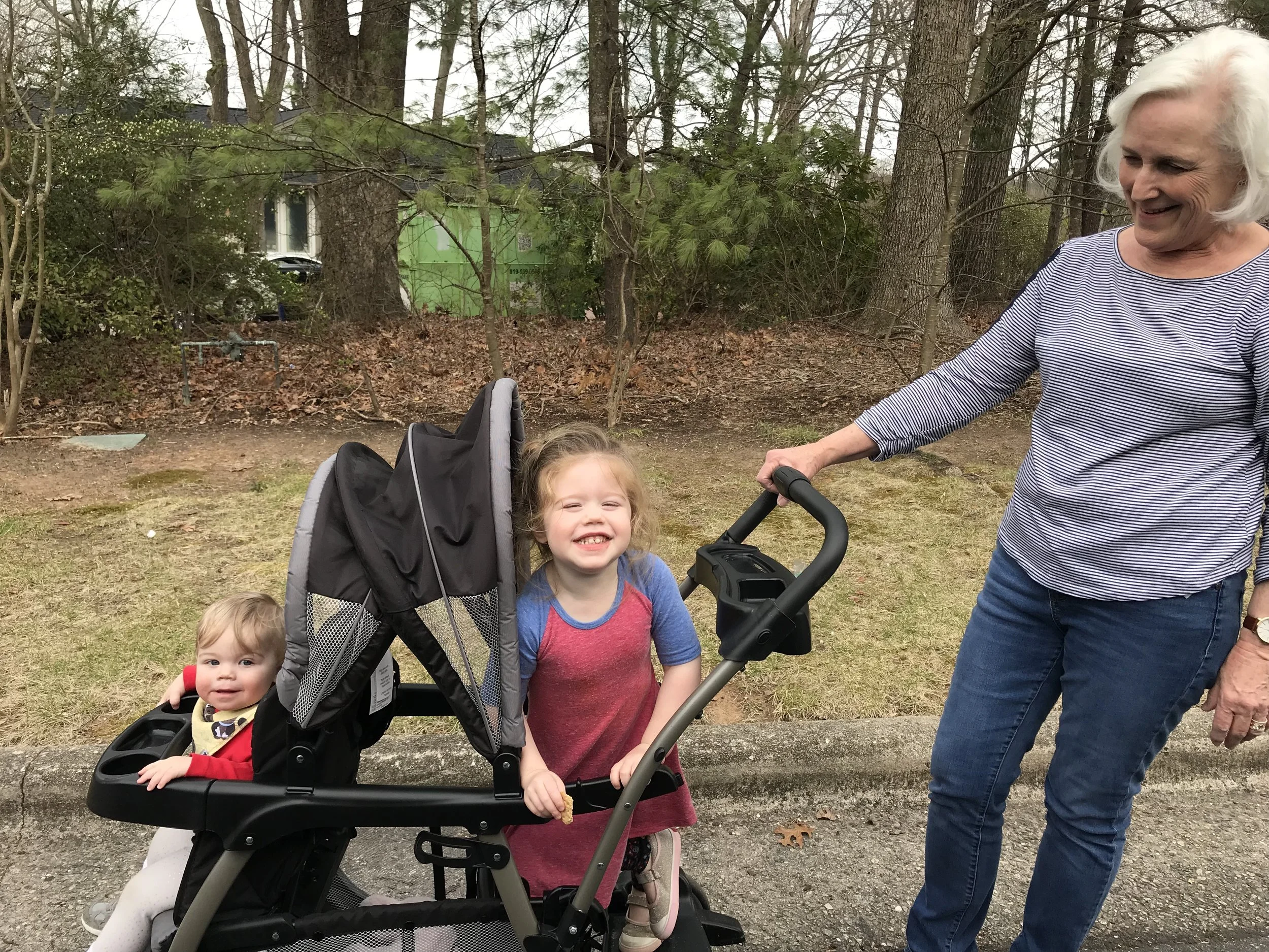 Fortunately, the girls were with their grandparents when Jennifer received her diagnosis.