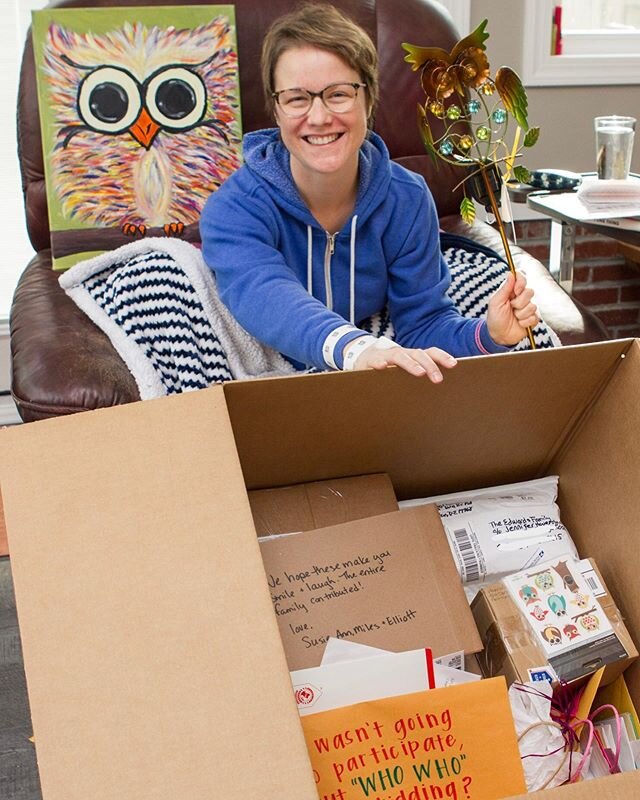 I&rsquo;m not easily surprised. Like, at all. And yet, Carl managed to corral dozens of my favorite people to send notes of encouragement post surgery to celebrate the new hooters.
🦉🦉
When I got home on 12/27, I thought I&rsquo;d sit and maybe nap.