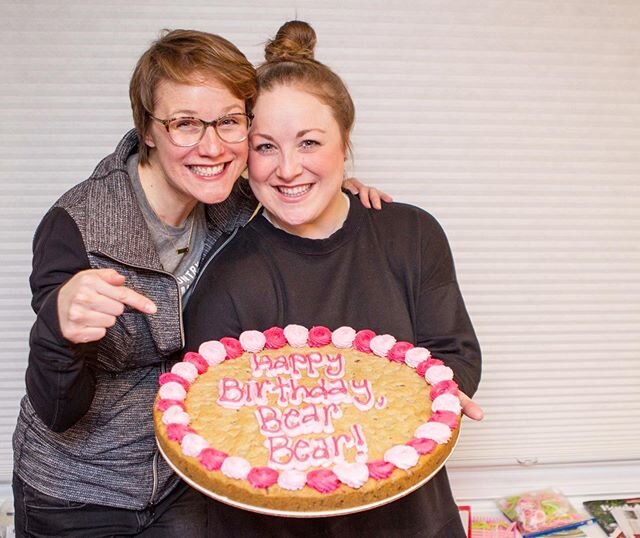So it turns out that when @sarahbak_r went to order a cookie cake for me in 2013, @southernsugarbakery blindly said they could do it (it wasn&rsquo;t a menu item!)- BUT OH HOW THEY CHANGED OUR CELEBRATIONS!!
🥰🥳
To help us celebrate our birthdays th