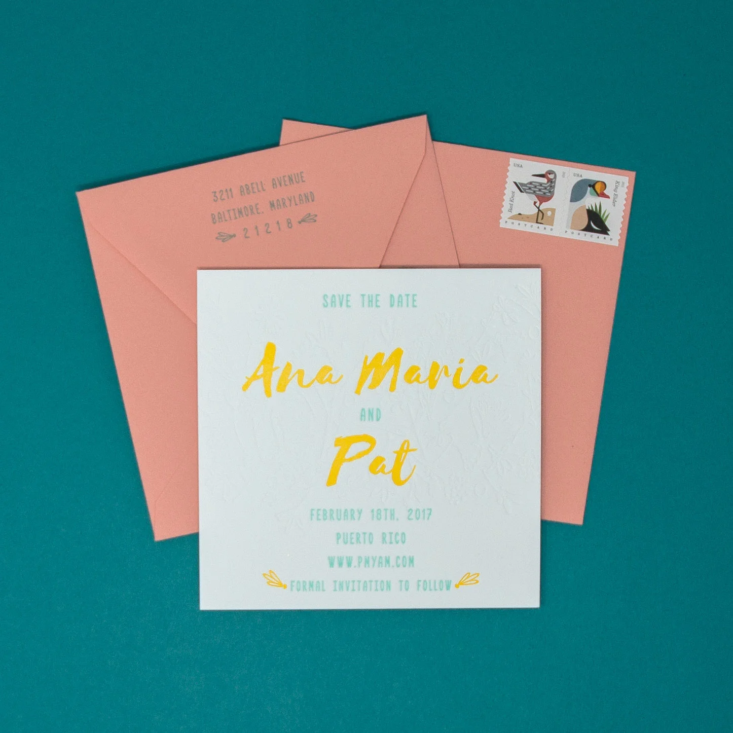 Ana Maria + Pat Save The Date 