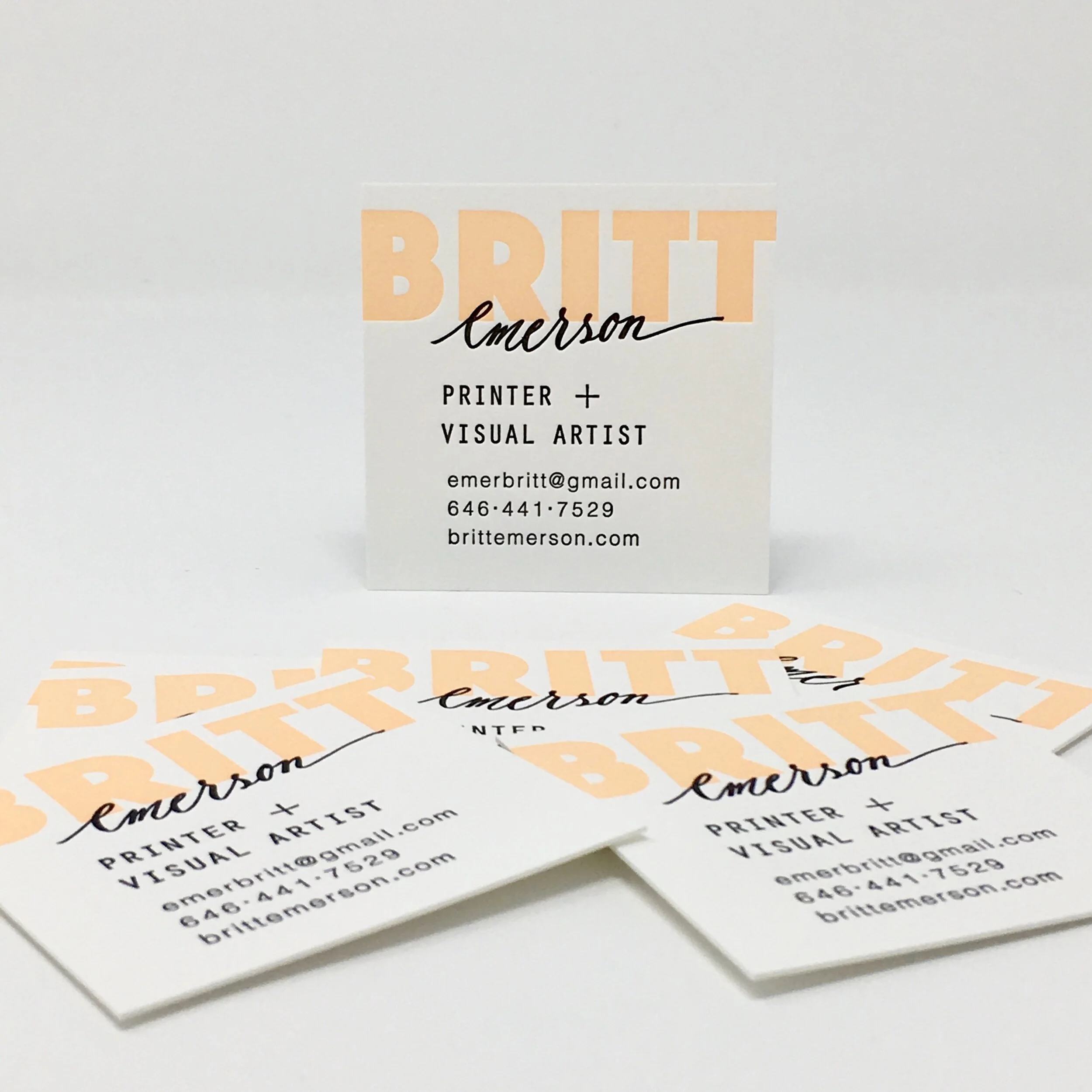 Britt Business Cards