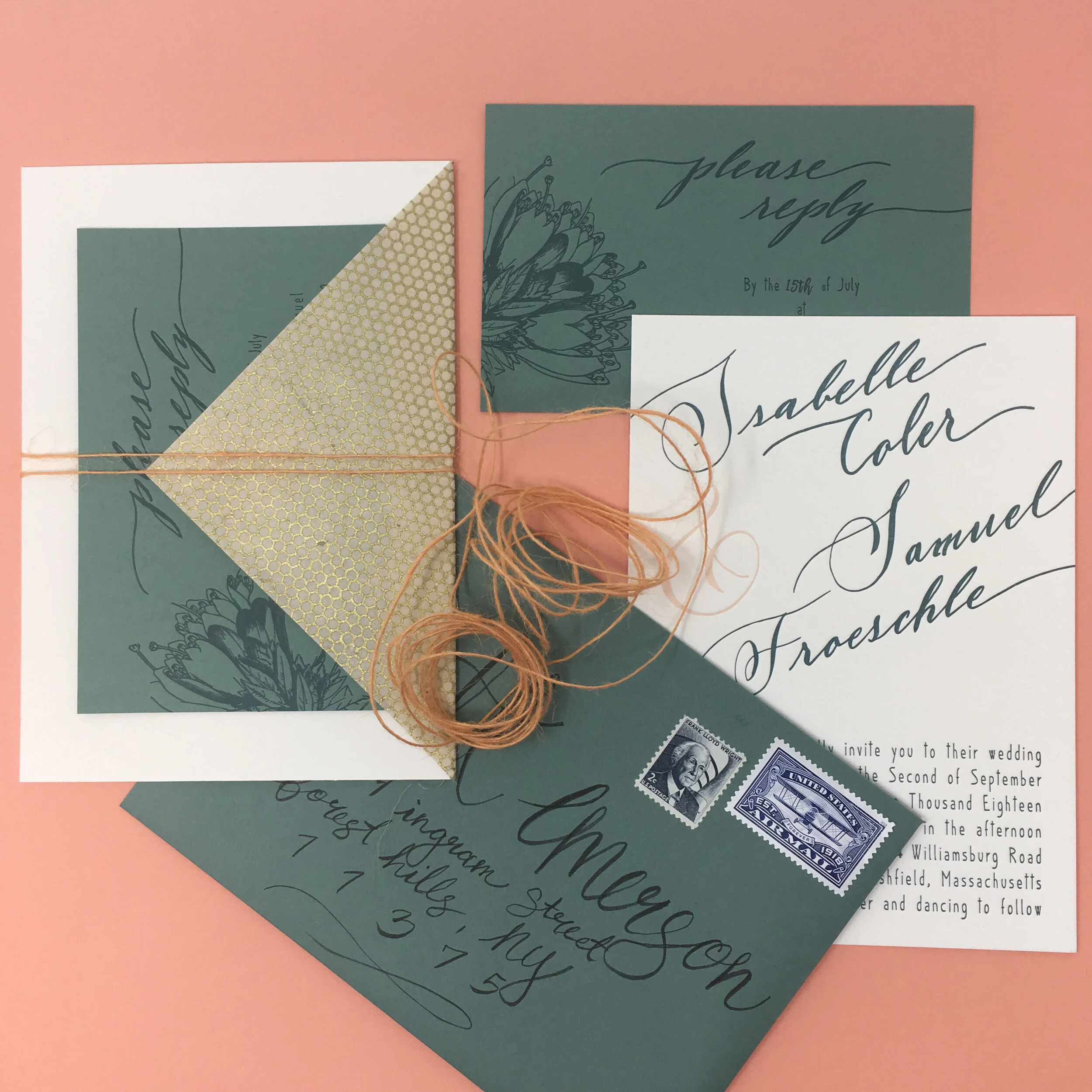 Isabelle + Samuel Wedding Invites 