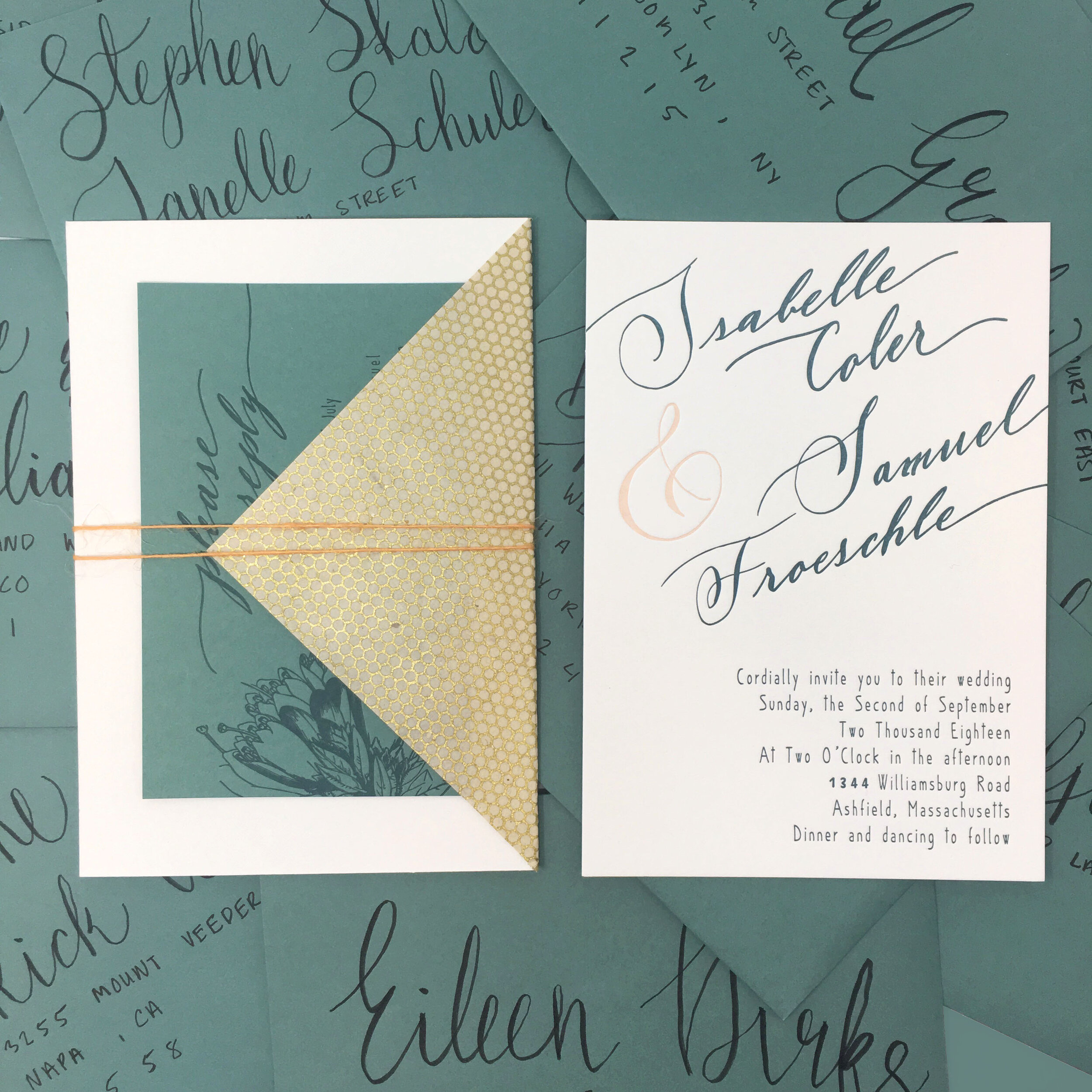Isabelle + Samuel Wedding Invite 