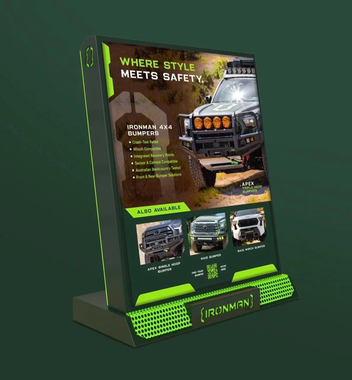   Interchangeable shelf talkers; magnetic POP displays  