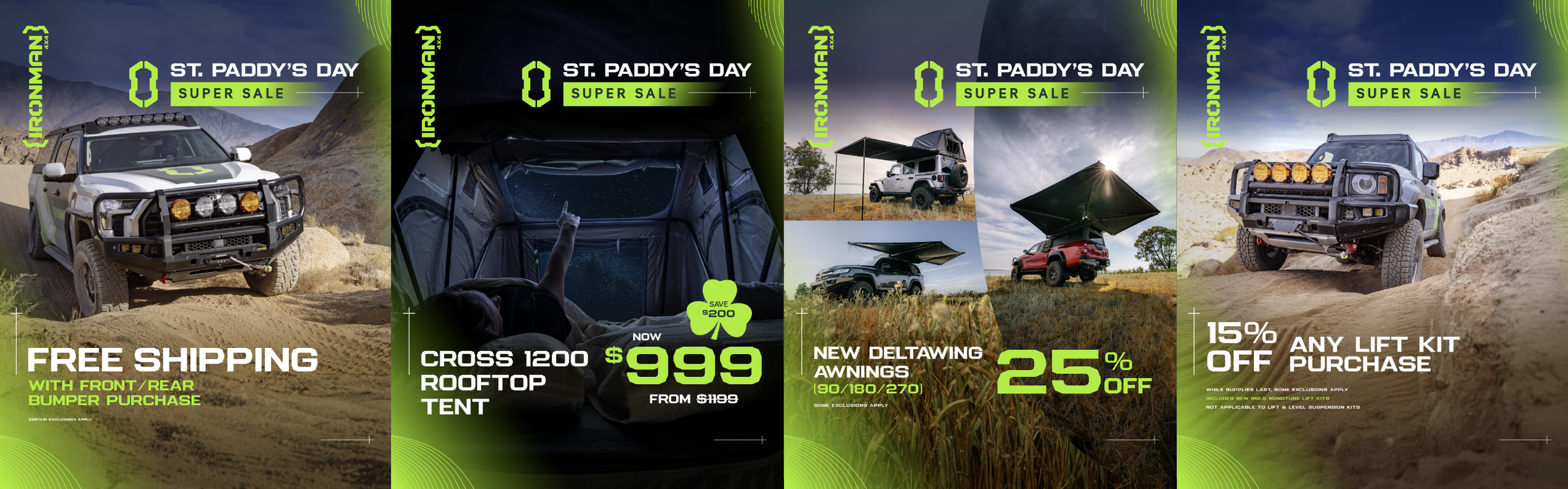 St Paddy's Day Sale Promos (Carousel)