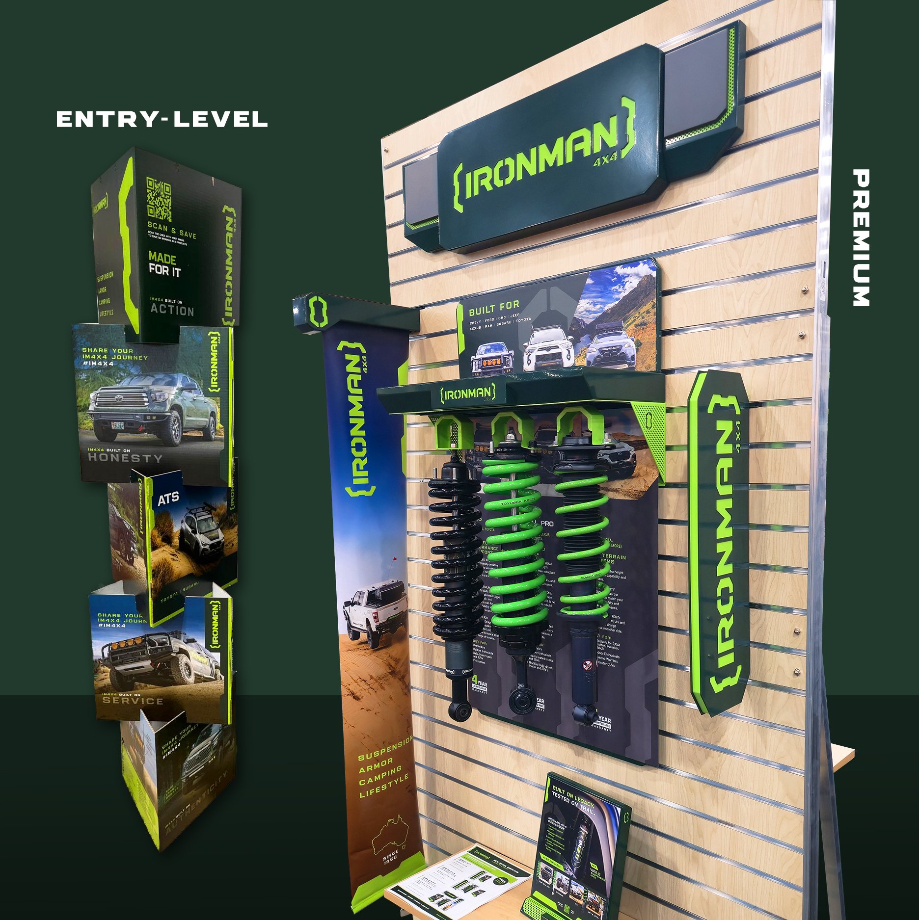 Entry-Level and Premium POP Displays