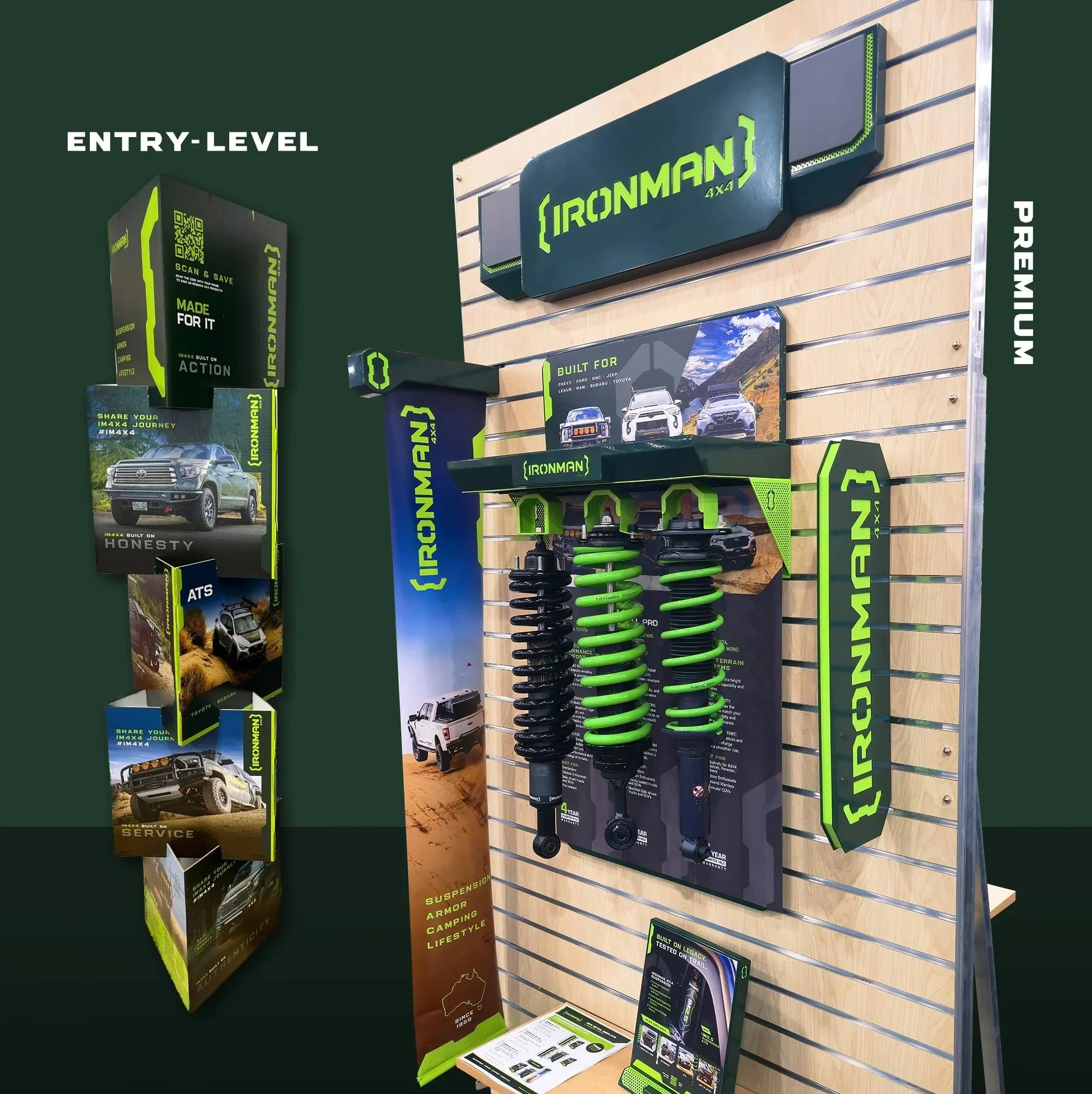 Entry-Level and Premium POP Displays
