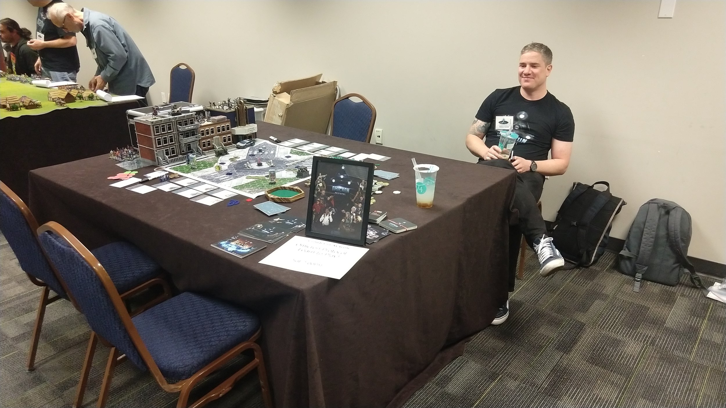 Nice table set up thanks to Mike!
