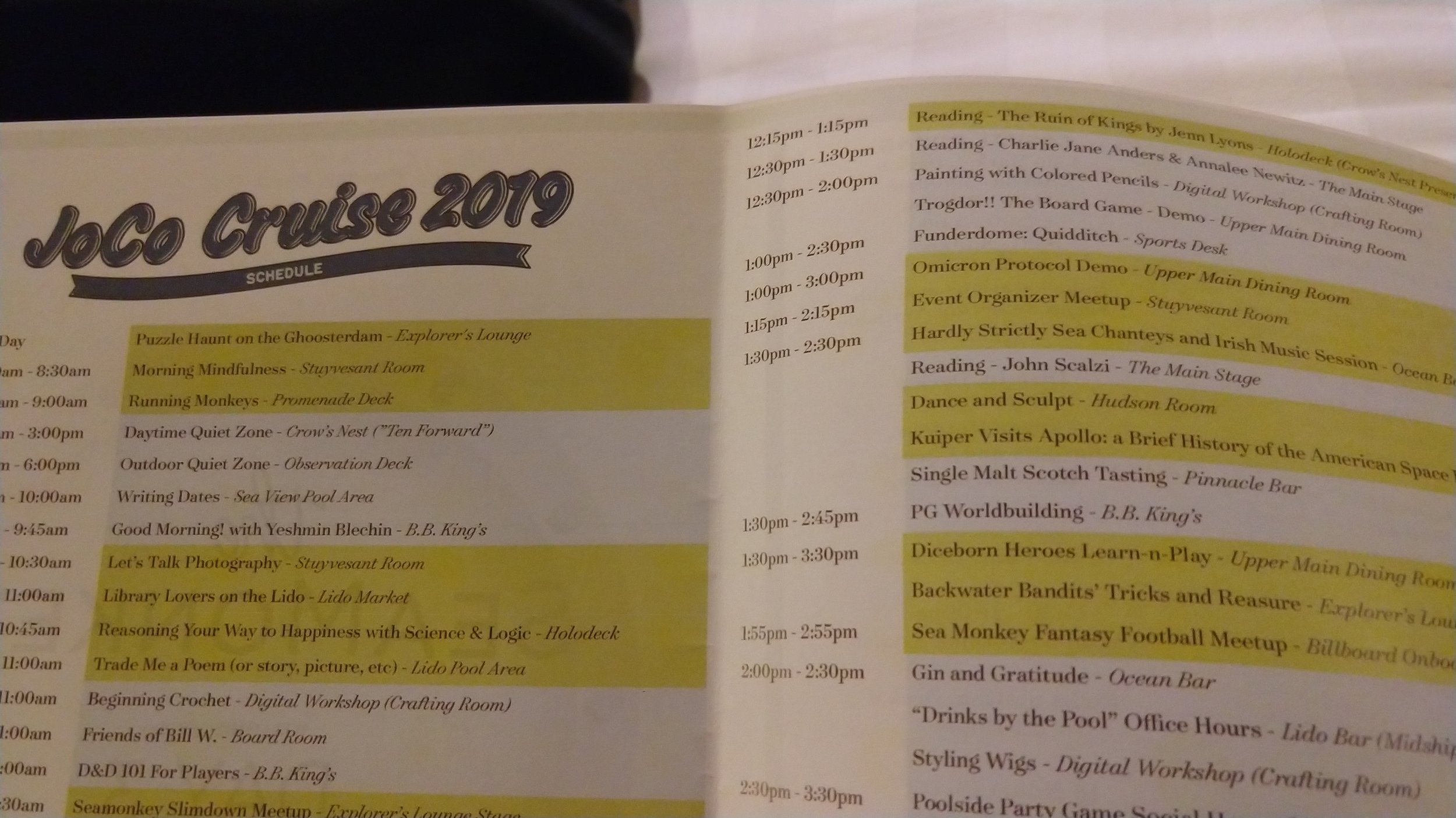 OMG! We’re officially on the schedule!