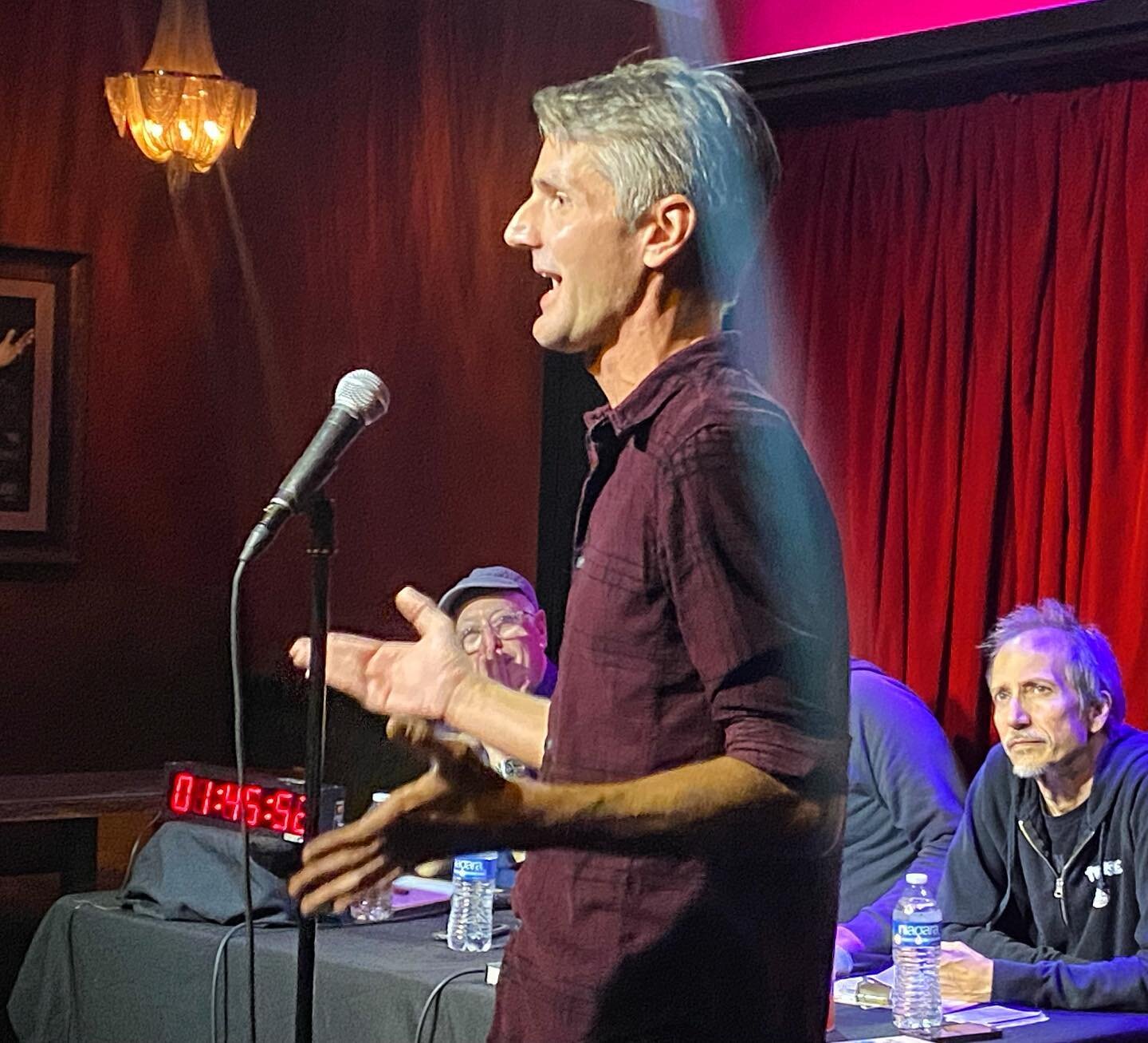 @emersondameron killed it last night at @hollywoodimprov playing Story Smash! Way to go Emerson! Good times at the @hollywoodimprov !! A special things to the judges who came out @dannyzuker #blainecapatch and @mattoswalt ! We had a blast! #spinthatw