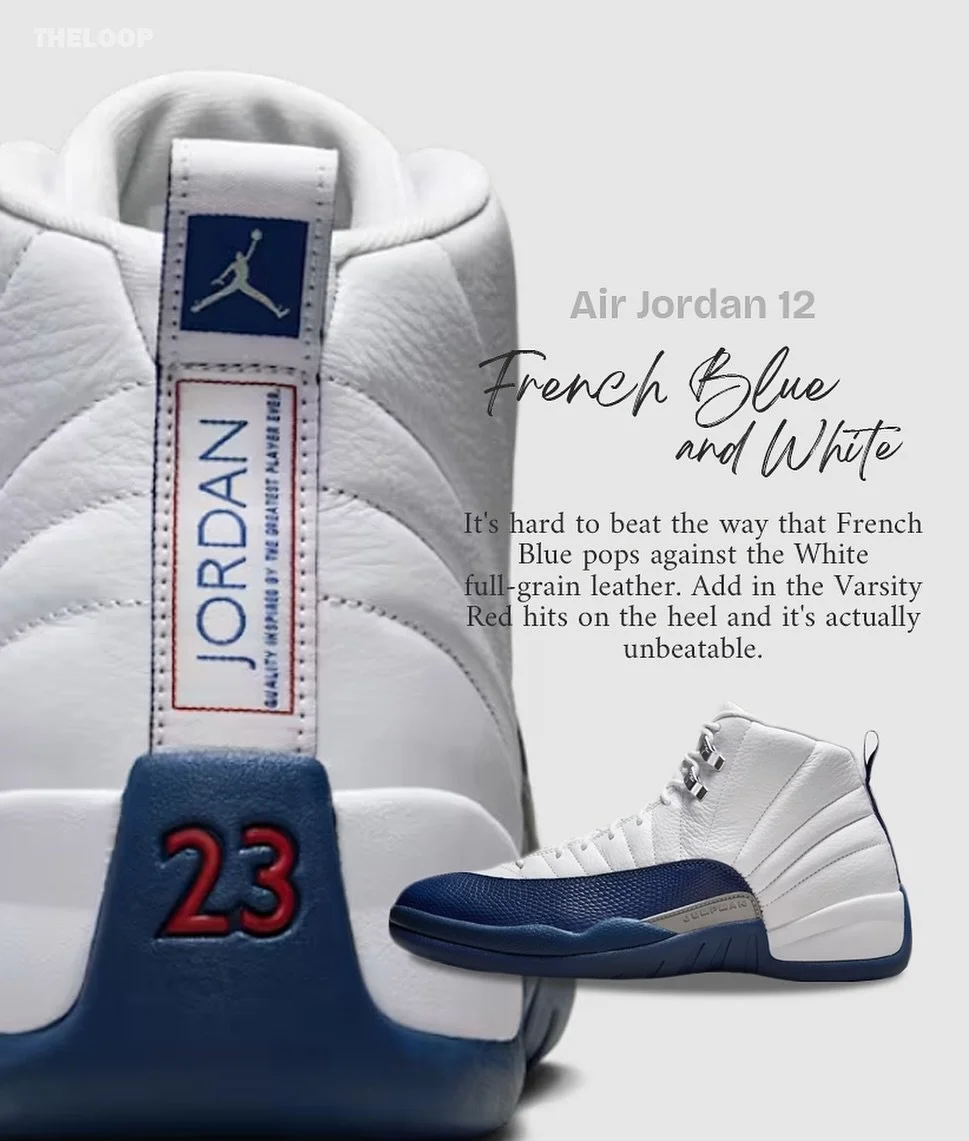 Air Jordan 12 &rdquo;French Blue and White&ldquo; will be available Saturday 8/16 at 10:00 AM at The Loop. (Yonkers&amp;Spring valley)

First come first served. 

MEN (CT8013-114) :$205
Big Kids&rsquo; : $150

#aj12#jordan#sneaker#shoes#sneakers#snea