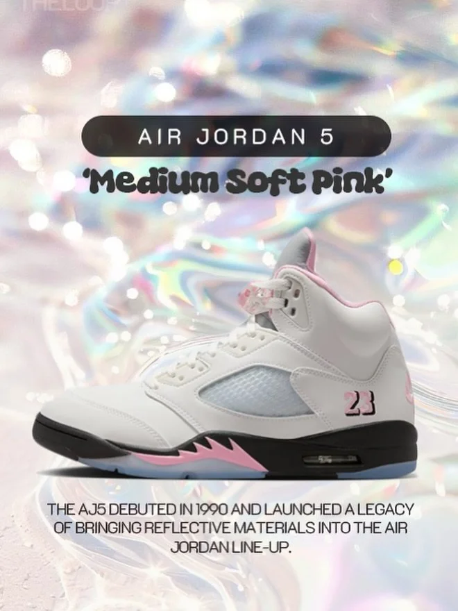 Air Jordan 5 &rsquo;Medium Soft Pink&lsquo;  will be available Saturday 10/11 at 10:00 AM at The Loop. (Yonkers &amp; Spring Valley)
First come first served. 

Men(HQ7978-102) : $215
Boy(GS) : $165

#jordan#shoes#jordan5#sneakers#sneakerfiend