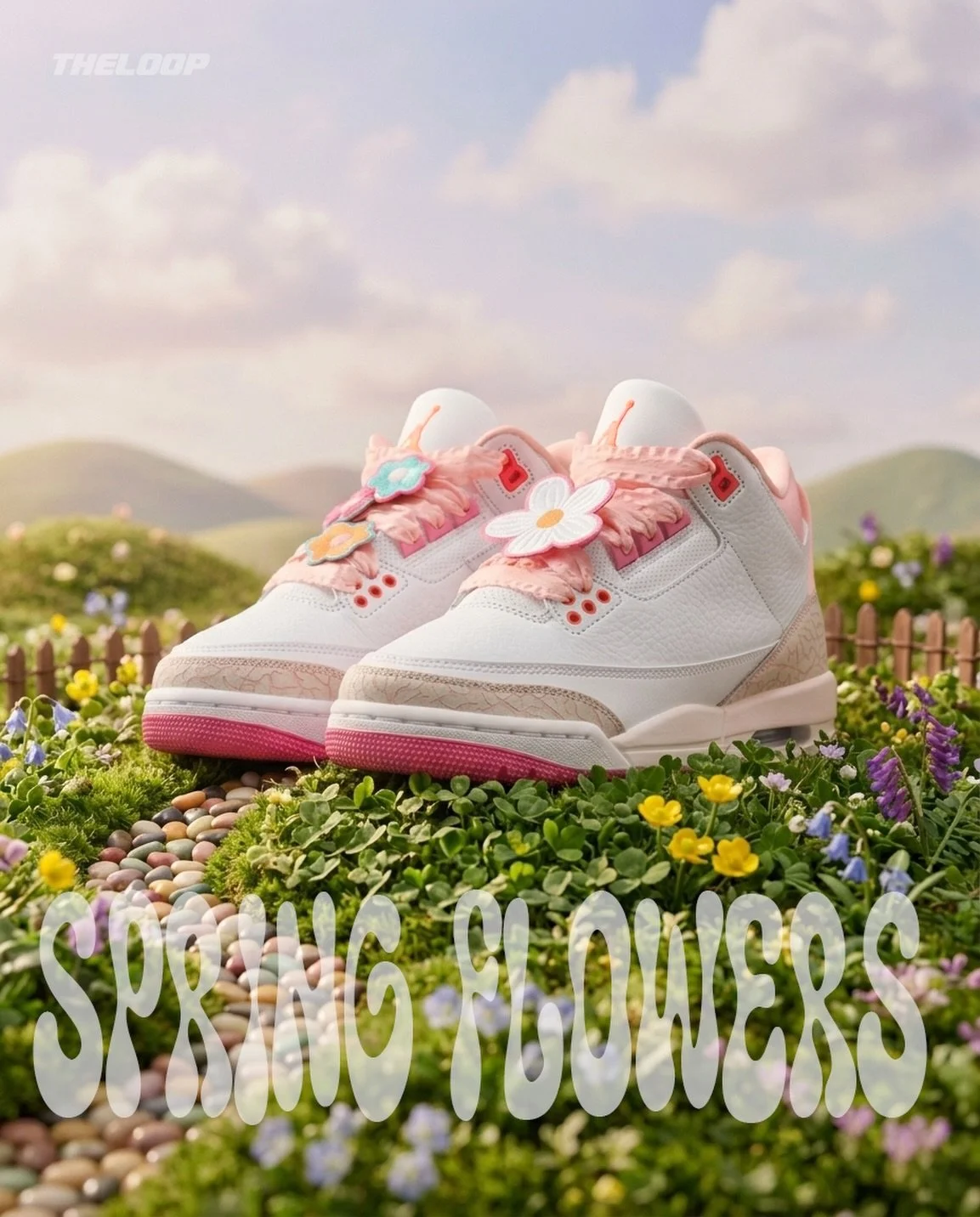 Air Jordan 3 Retro &rdquo;Spring Flowers&ldquo; (GS) will be available Wednesday 4/1 at 10:00 AM at The Loop. (Yonkers &amp; Spring Valley) 
First come first served.  Full family size willl be available. 

II0599-600 $155

#jordan#sneakers#shoes