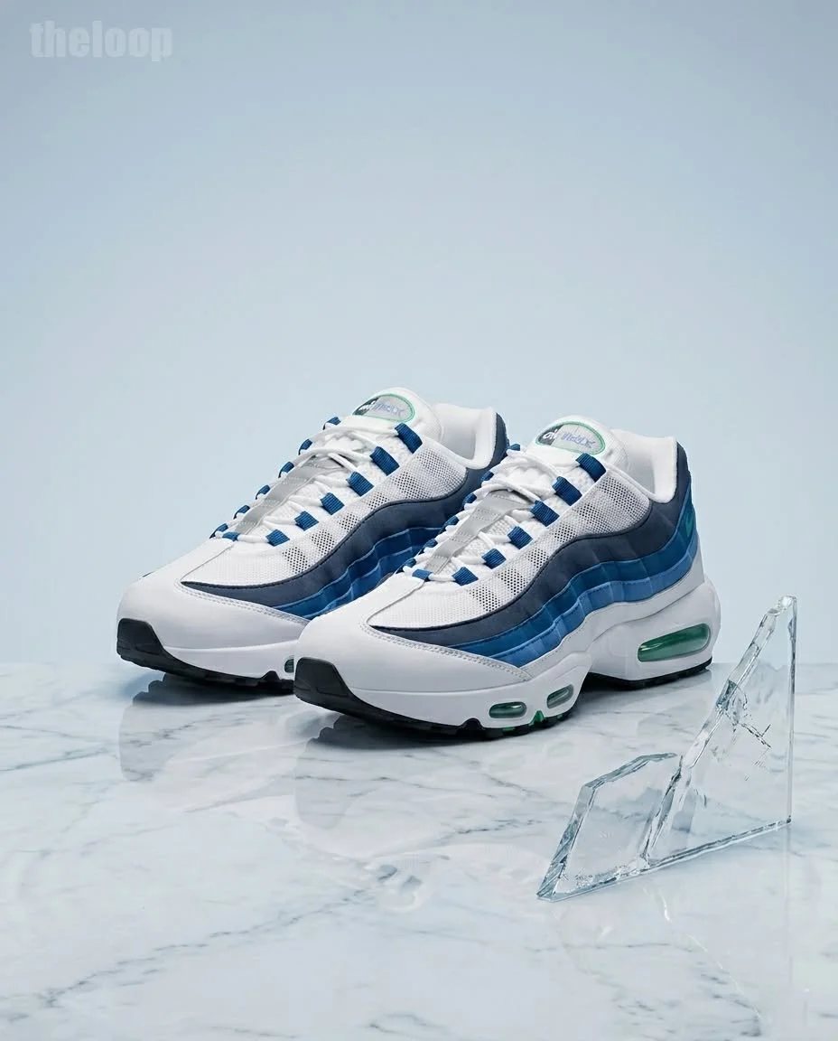 Men's Air Max 95 Big Bubble "Lake Blue and French Blue" will be available  Thursday  5/7 at 10:00 AM at The Loop.

IH7855-100 : $190

#Nike #Airmax95 #Sneakers #sneakerhead