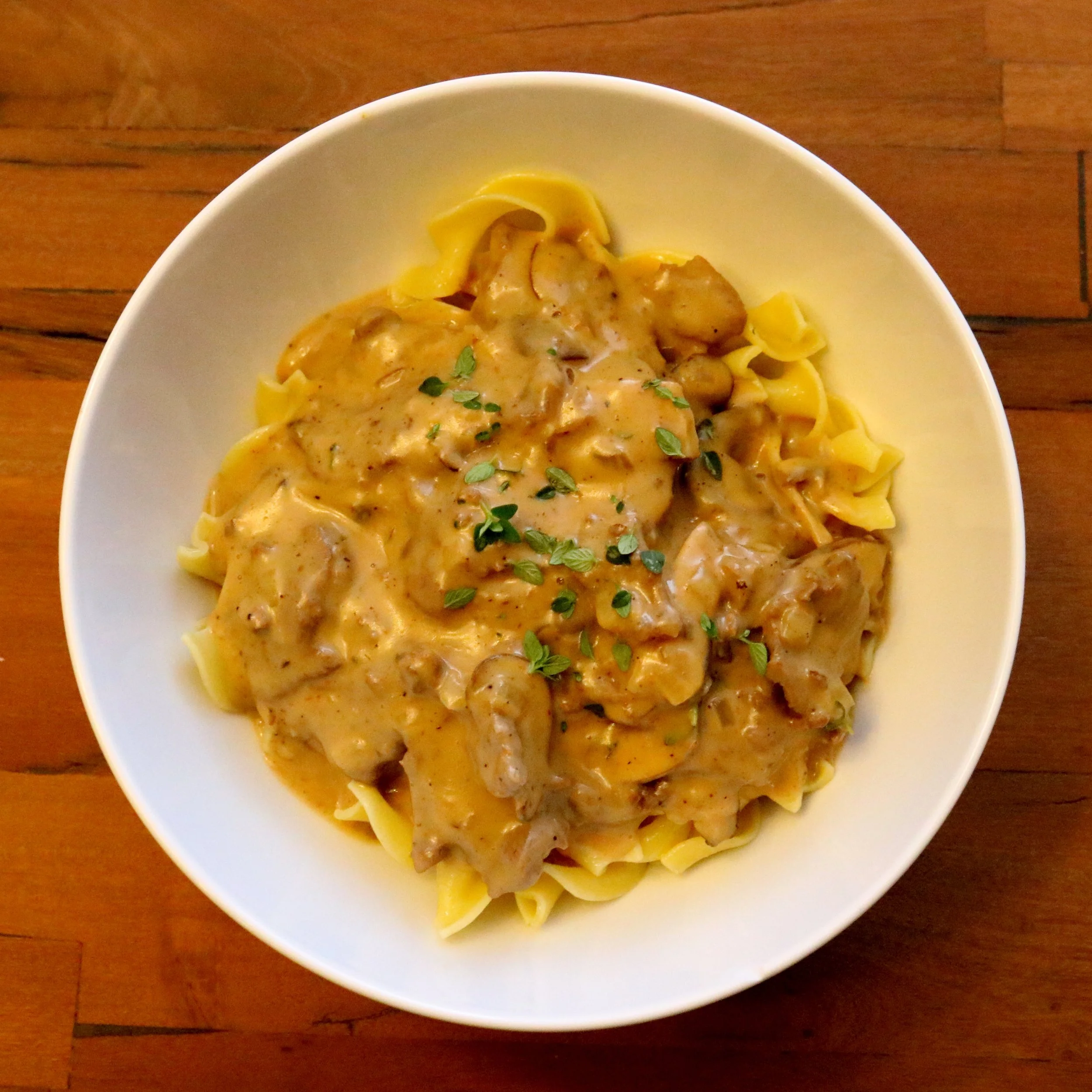 Beef Stroganoff