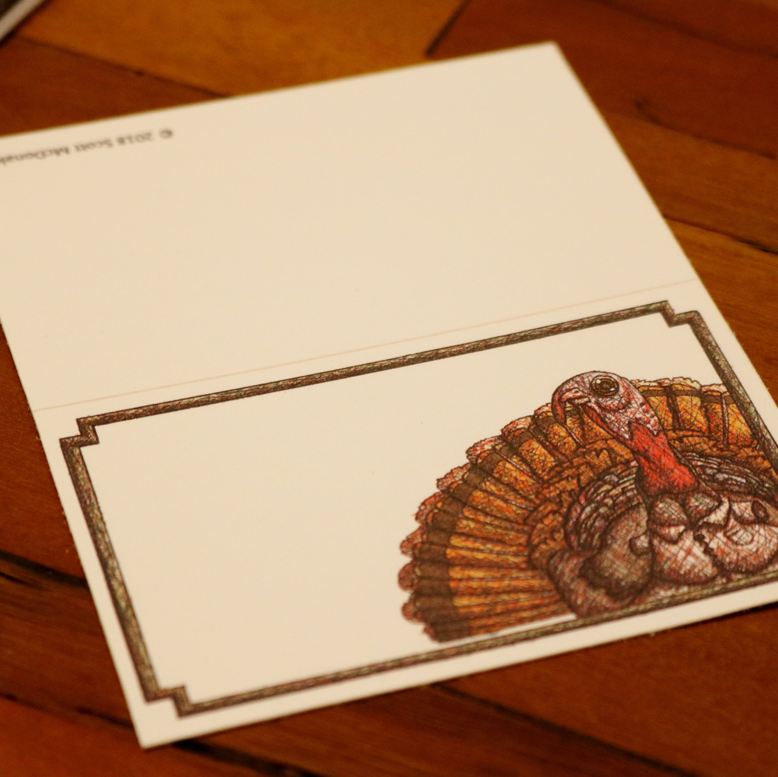 Thanksgiving - Flat Place Card