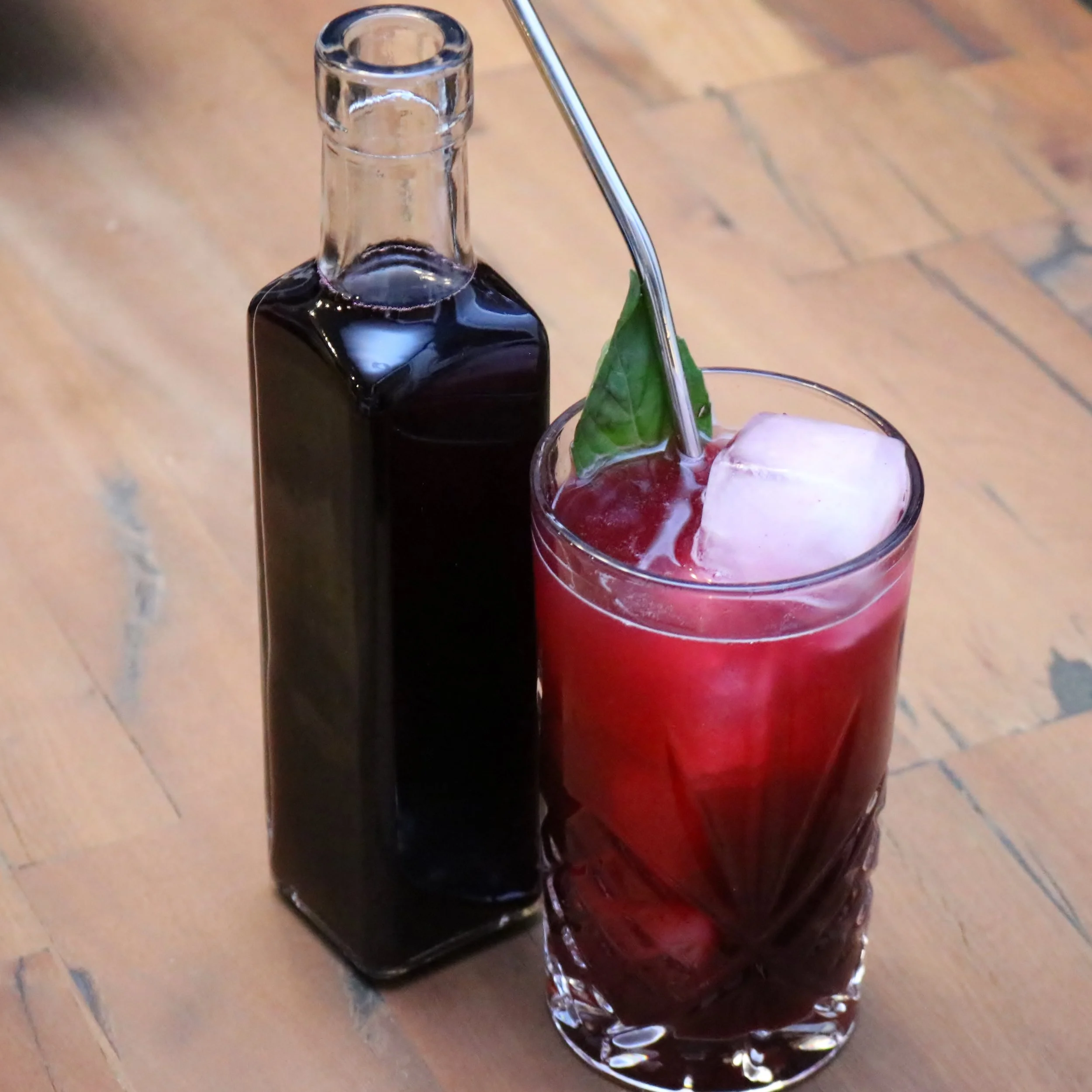 Blueberry Basil Syrup — Dining with McZ