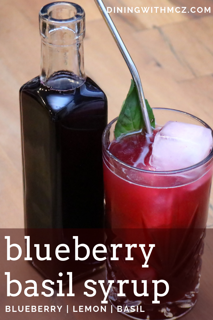 Blueberry Basil Syrup — Dining with McZ
