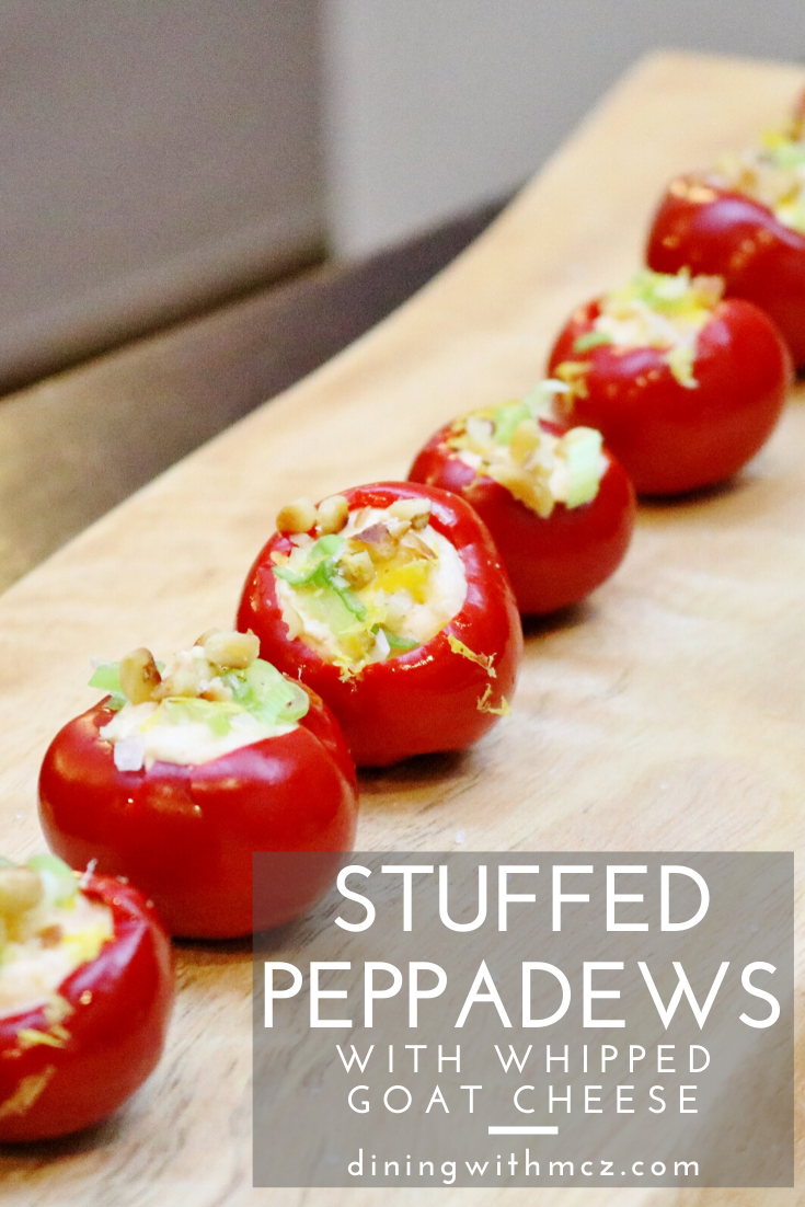 Whipped Goat Cheese Stuffed Peppadews — Dining with McZ