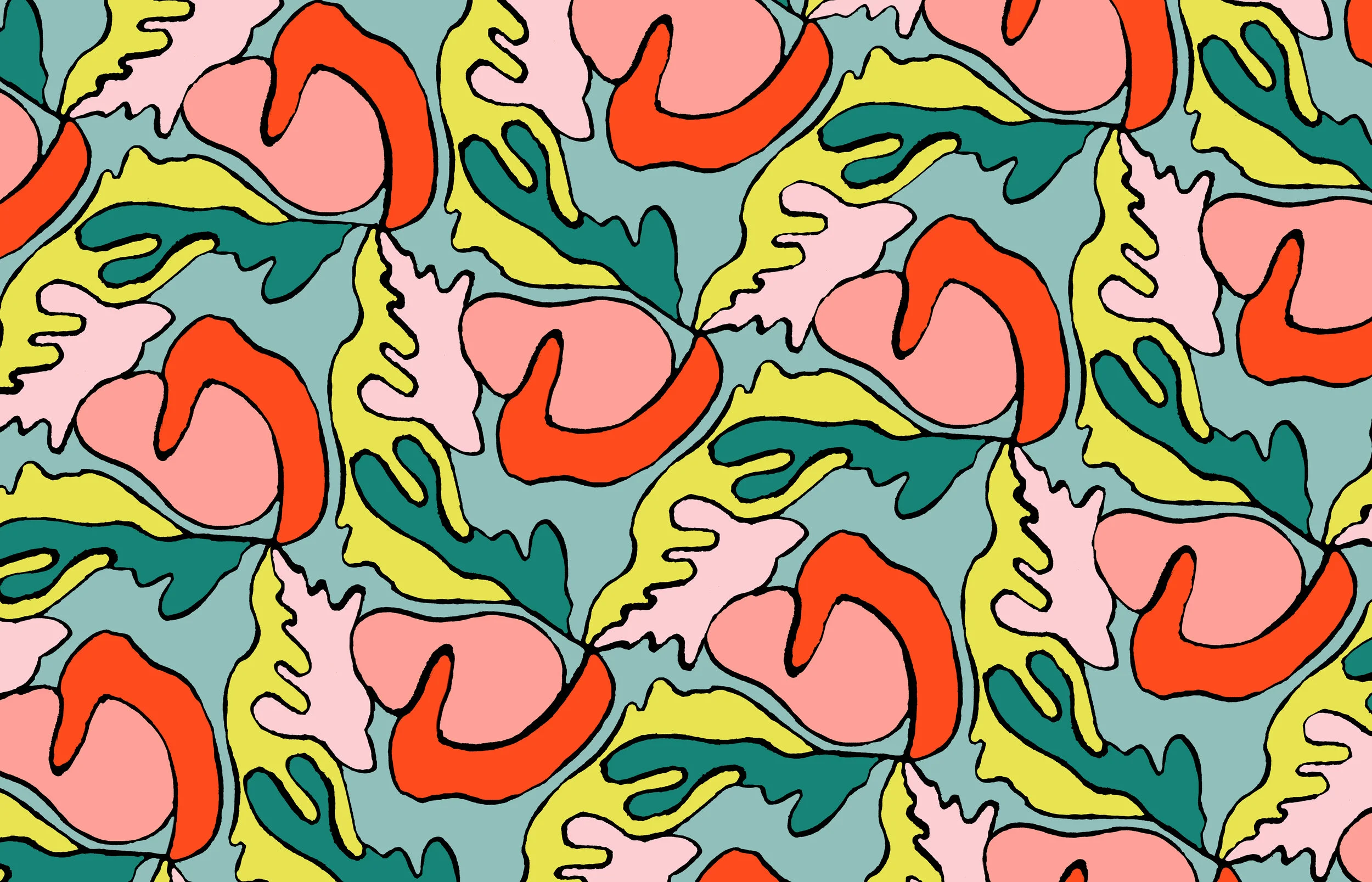 Seaweed Tessellation Repeat