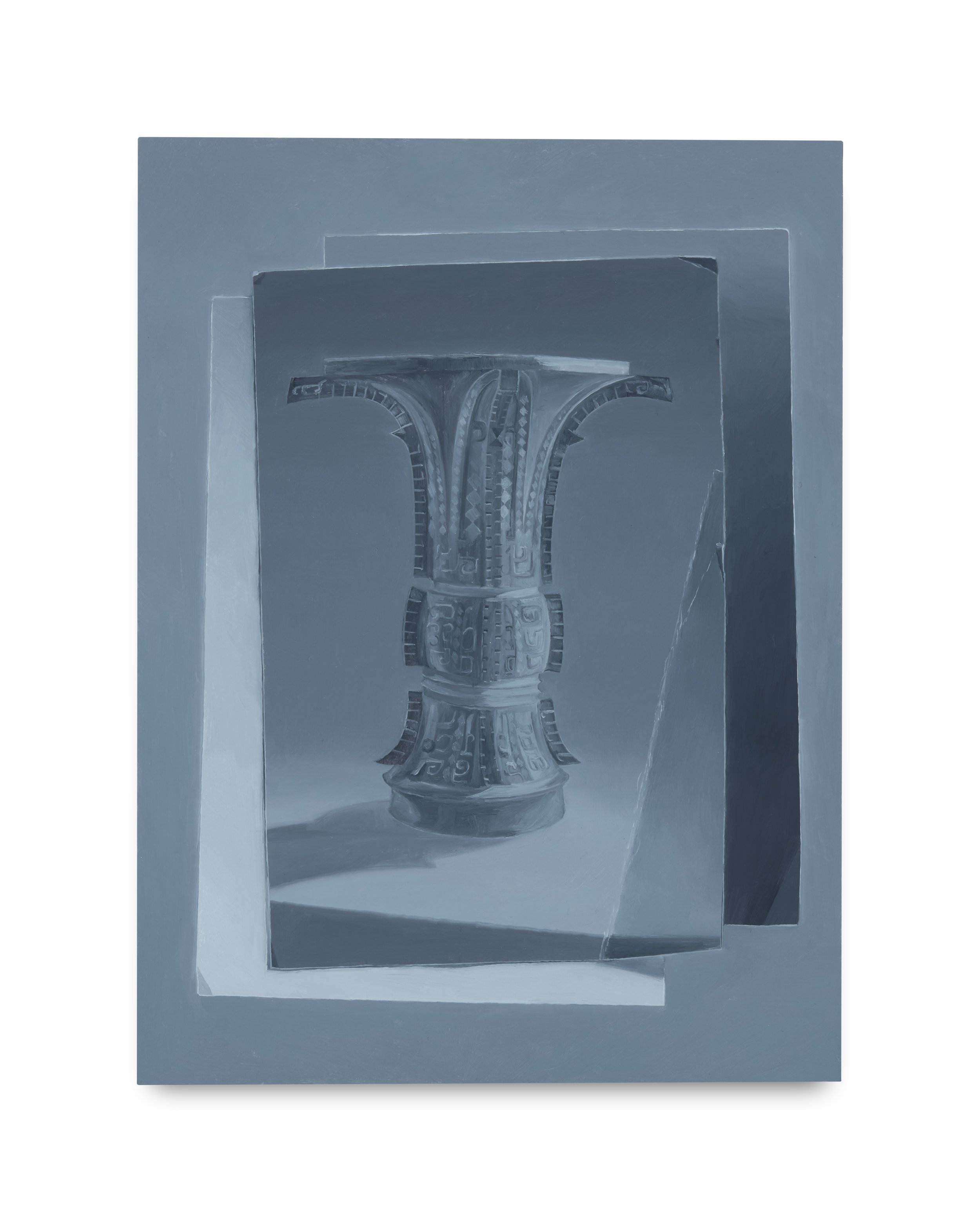   Untitled (bronze vessel)  Oil on panel 8x6” 2022  Photograph by Tom Carter, courtesy of Workplace Gallery, London, U.K. 