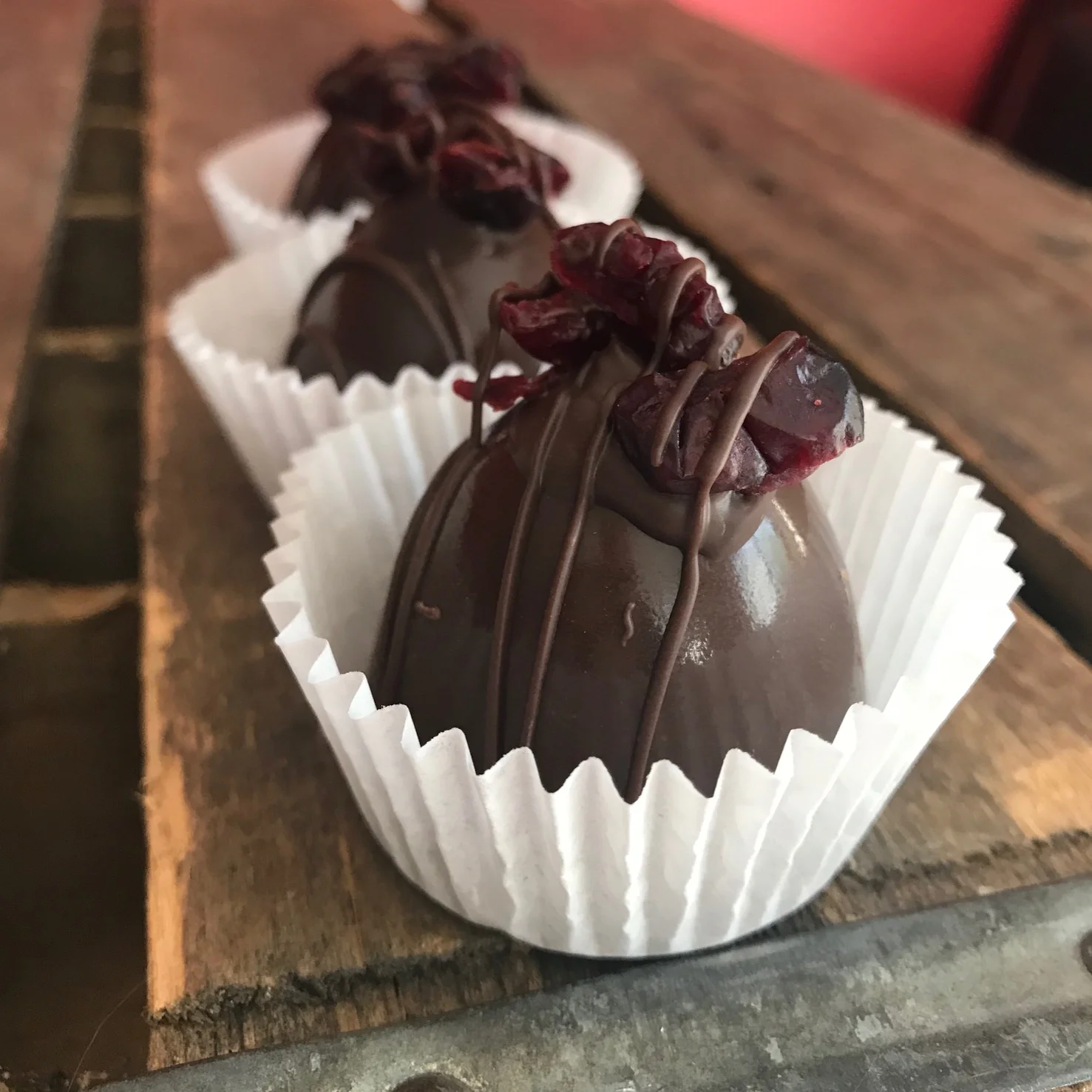 Truffles:  Cranberry Walnut