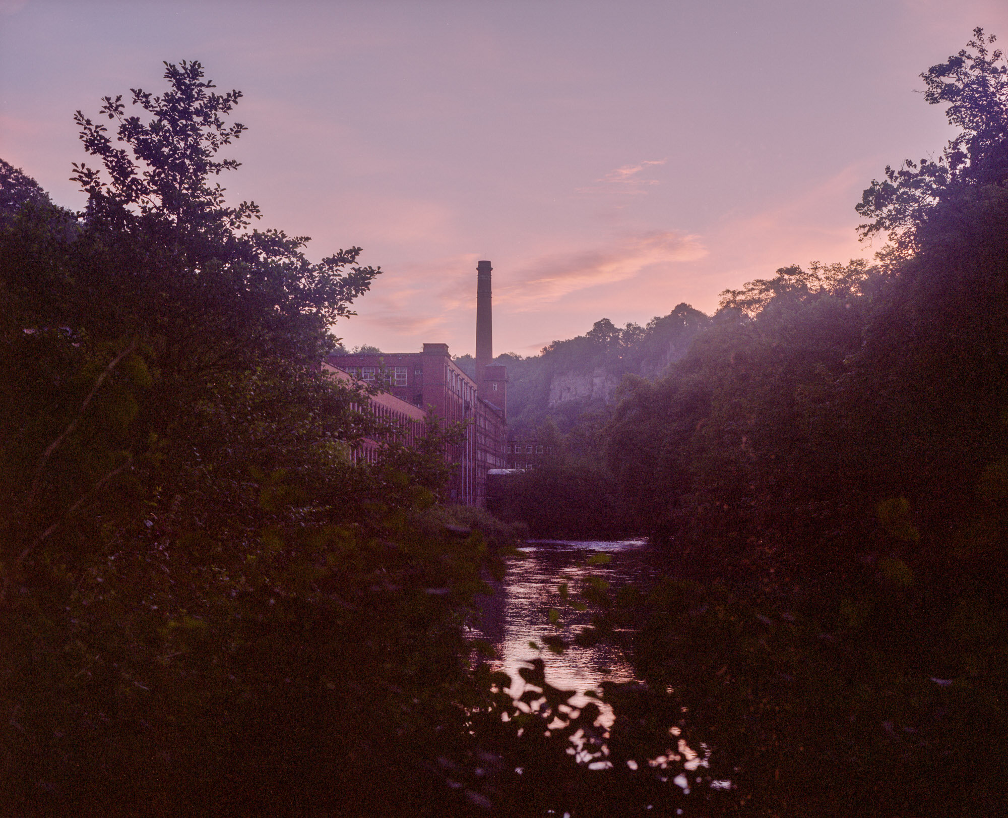  Masson Mills over the River Derwent, Cromford. 