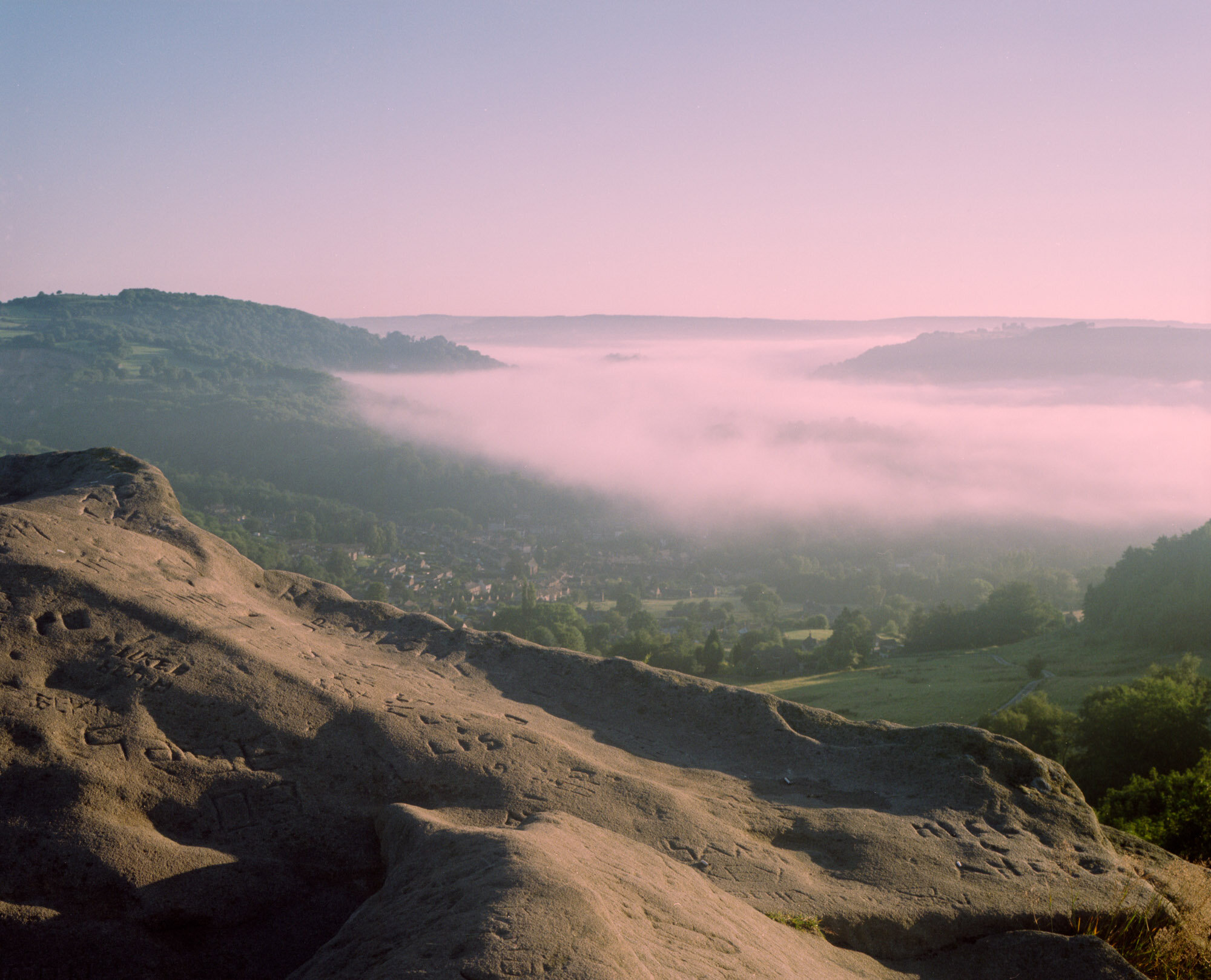  High Tor from Black Rocks, Cromford.   