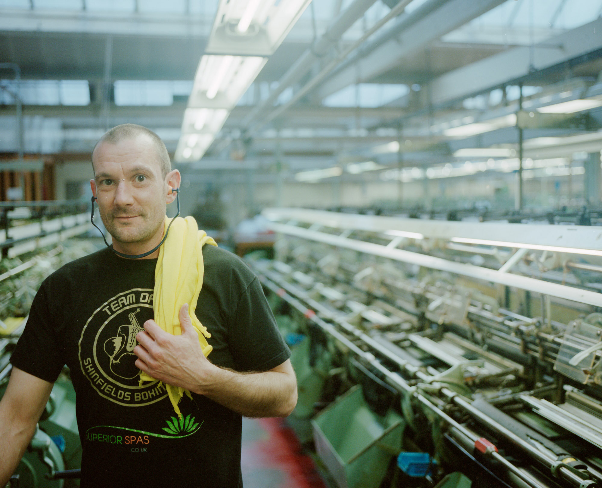  Factory worker, John Smedley factory, Lea Mills, Matlock 