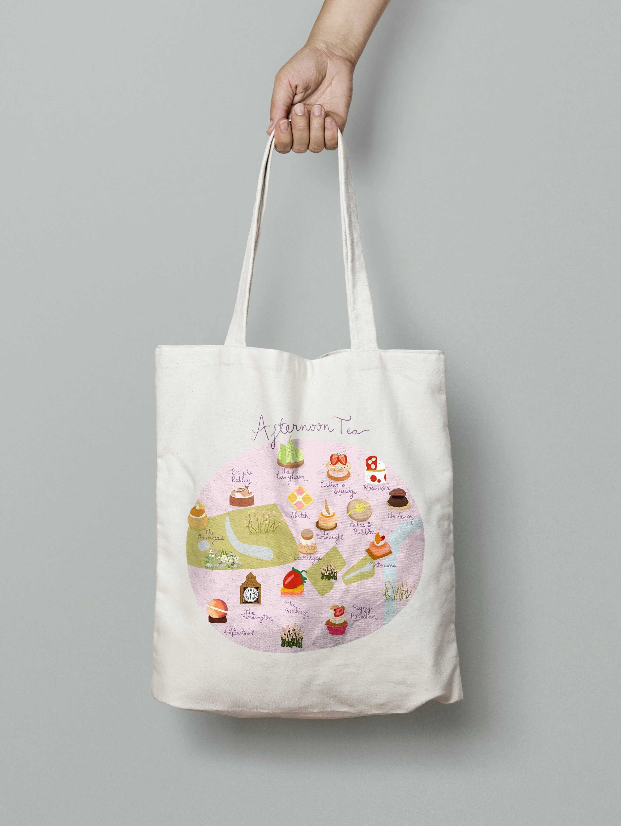 Afternoon Tea Tote Bag London Block By Block