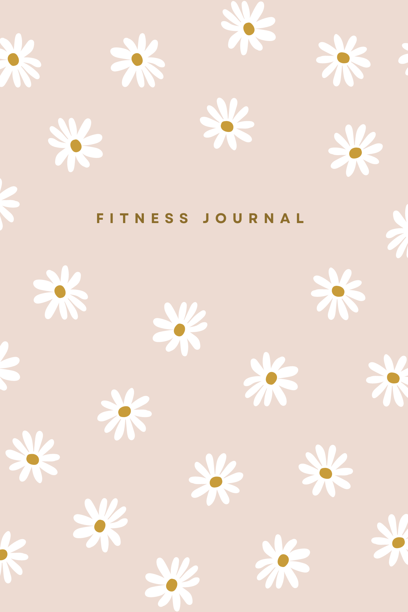 1 Pink Cute Daisy Flower Aesthetic Journal (6 x 9 in).png