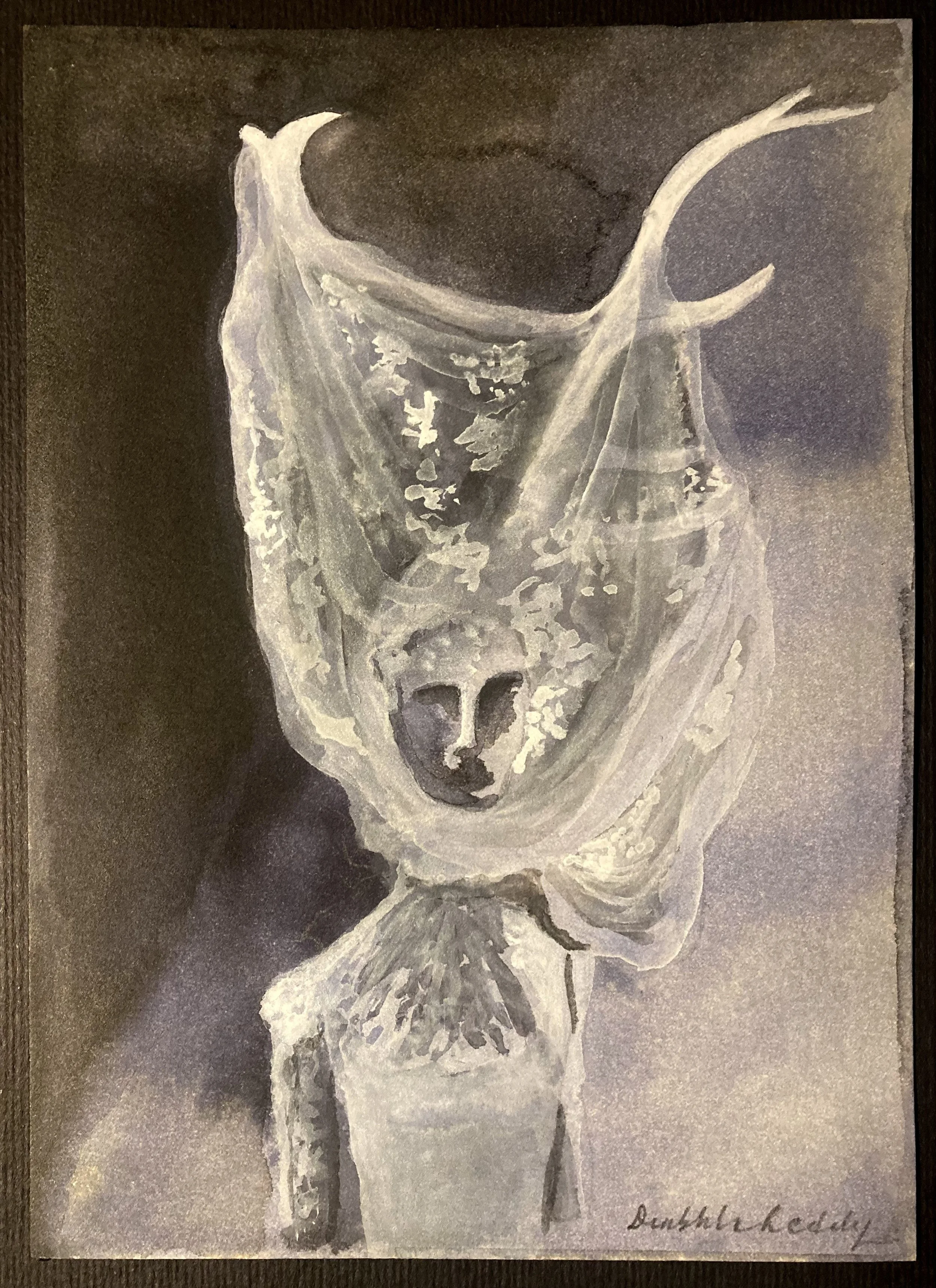 Alexander McQueen fashion illustration, AW06, 18 x 13 cm, 2026