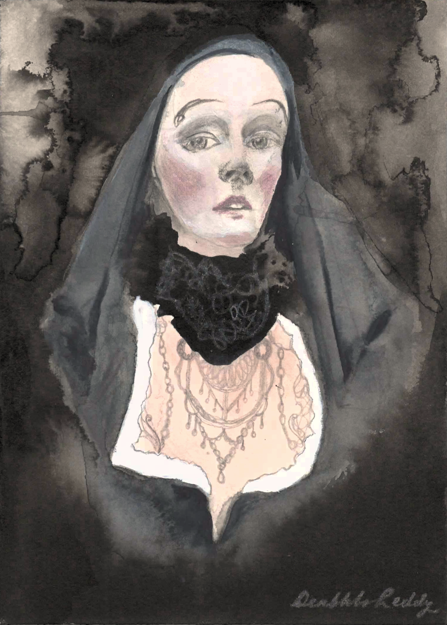 Dilara Findikoglu fashion illustration, AW25, 18 x 13 cm, 2026