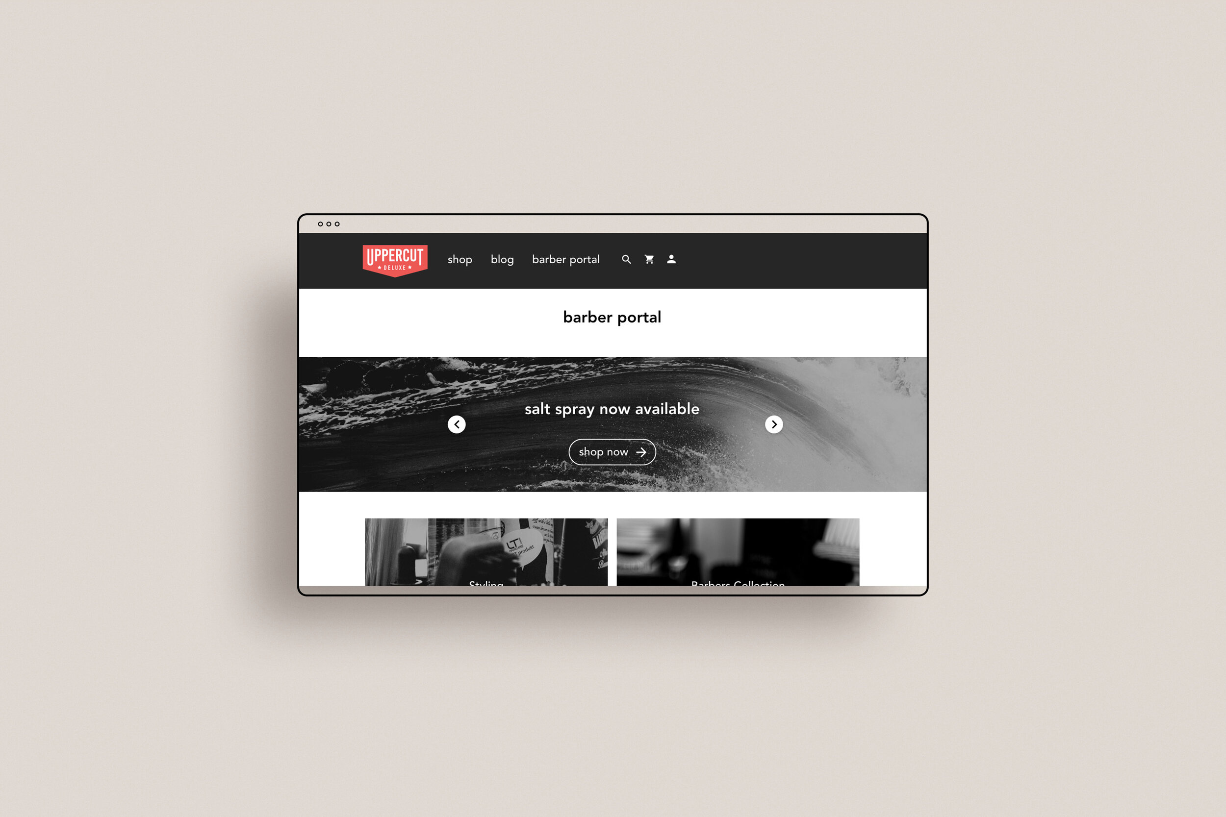 Website Barber Portal, Lloyd, 2020