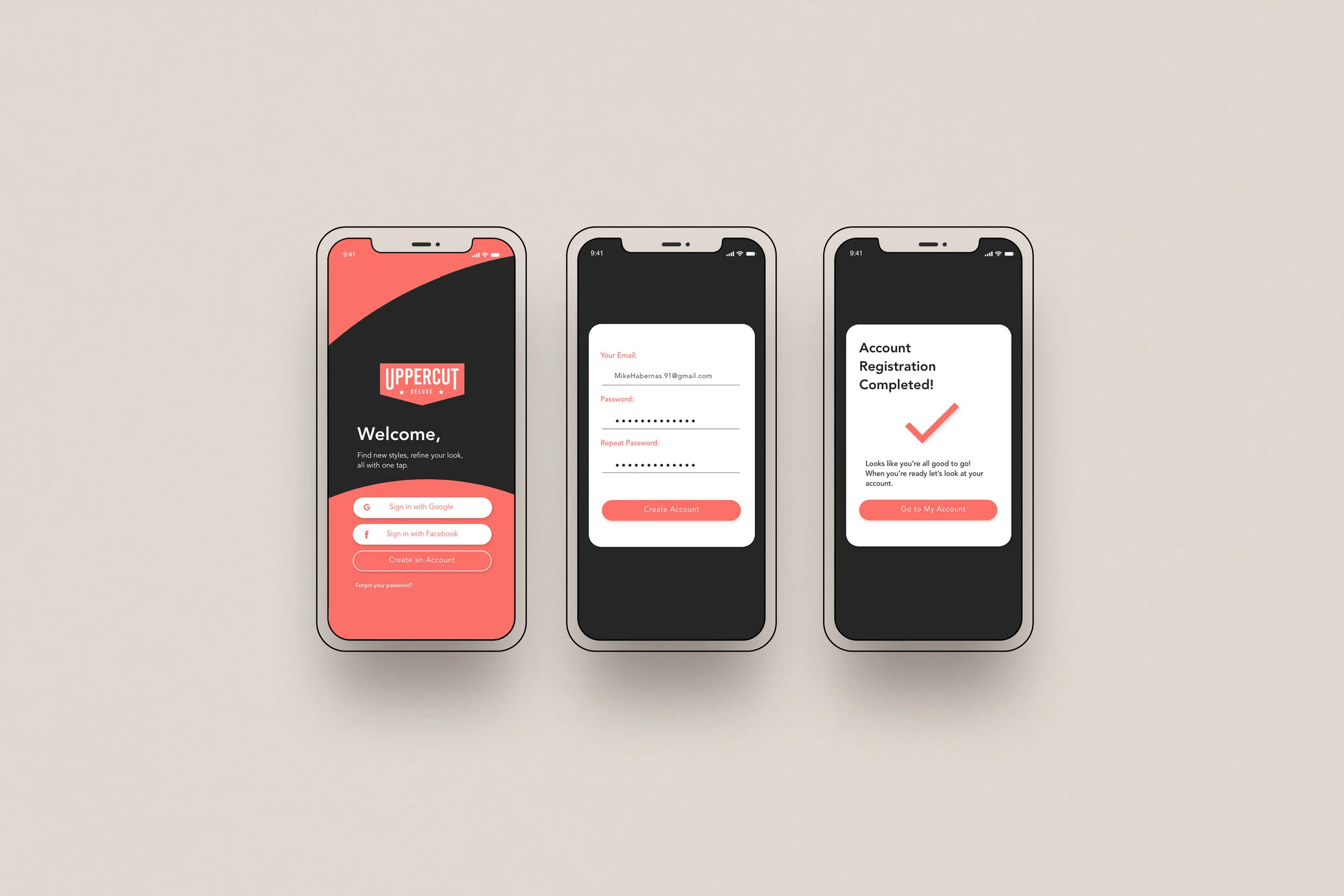 Mobile Login and Registration, Lloyd, 2020